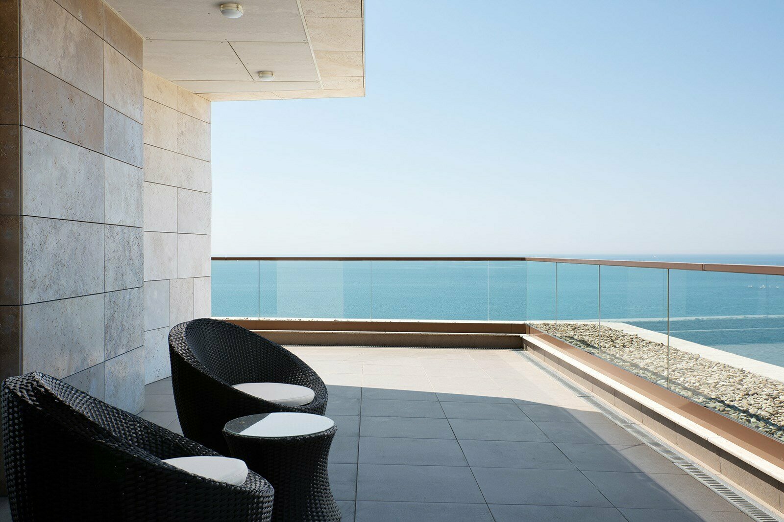 Номер Terrace Suite, с видом на море, с террасой, гостиной  - с двуспальной кроватью