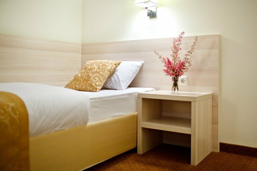 Номер категории «Эконом» c 2 односпальными кроватями (без окна), корпус Гамма