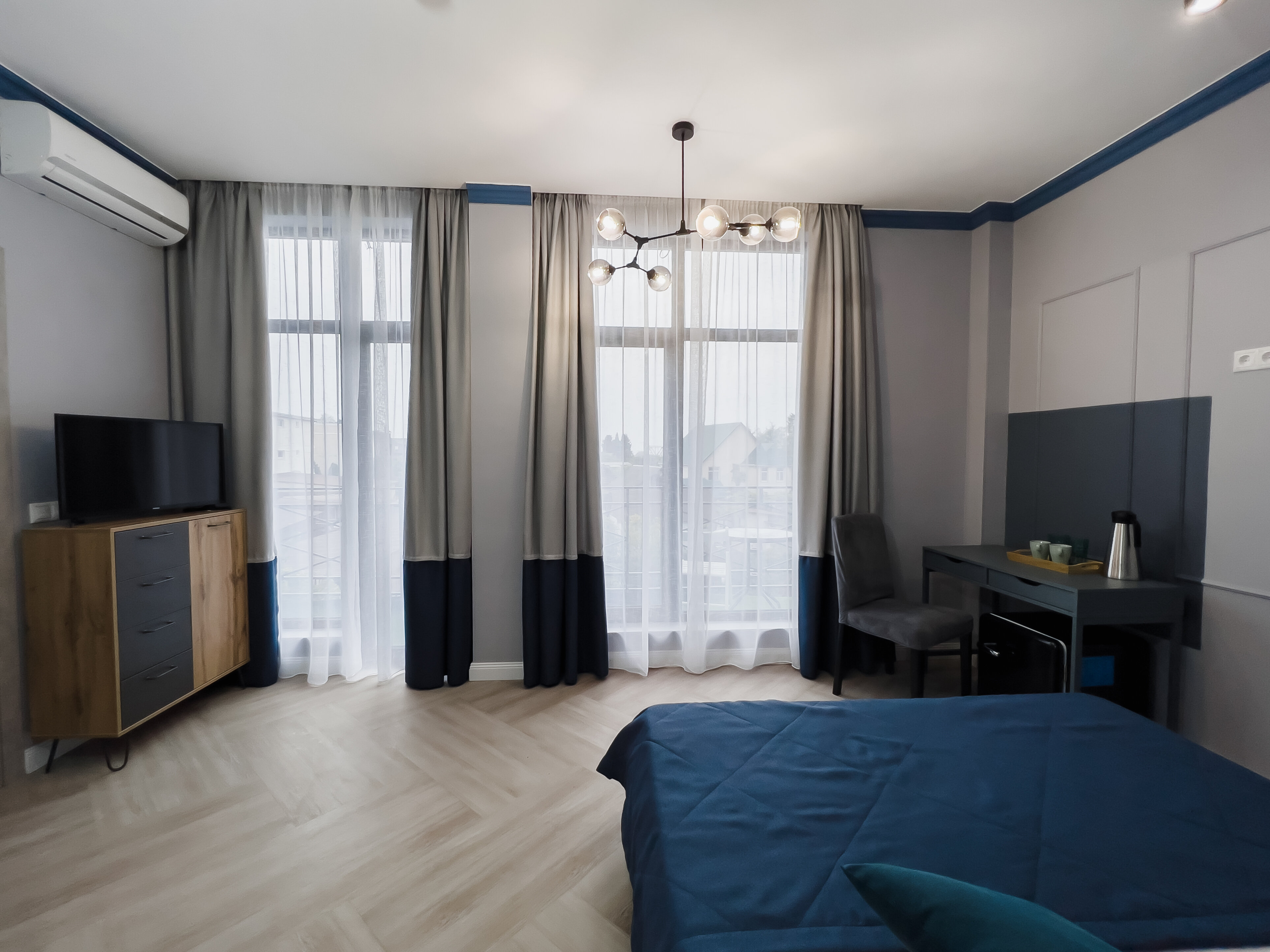 Двухместный номер Делюкс с 1 кроватью и балконом, вид на море