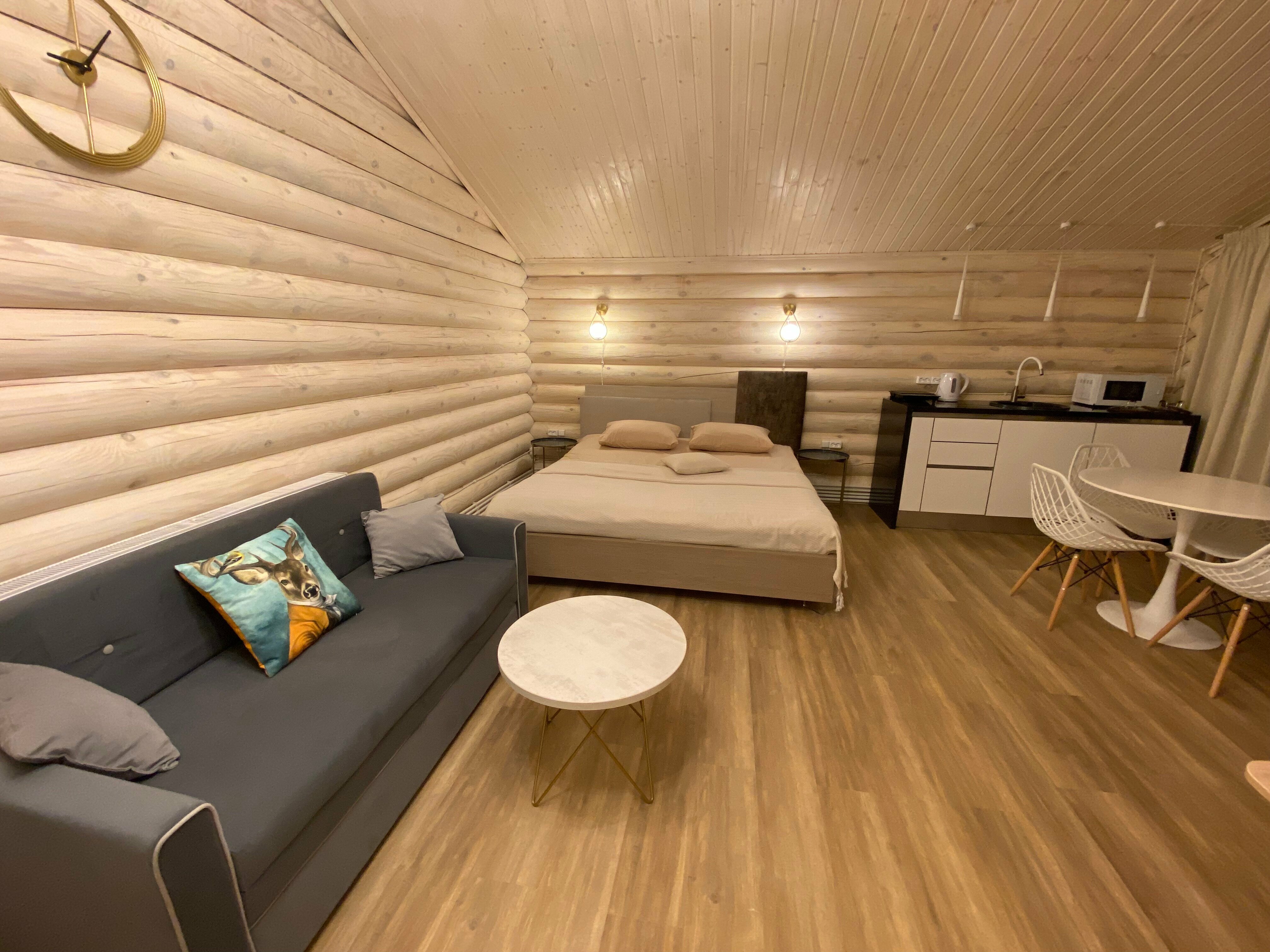 Четырехместный номер с видом на сад