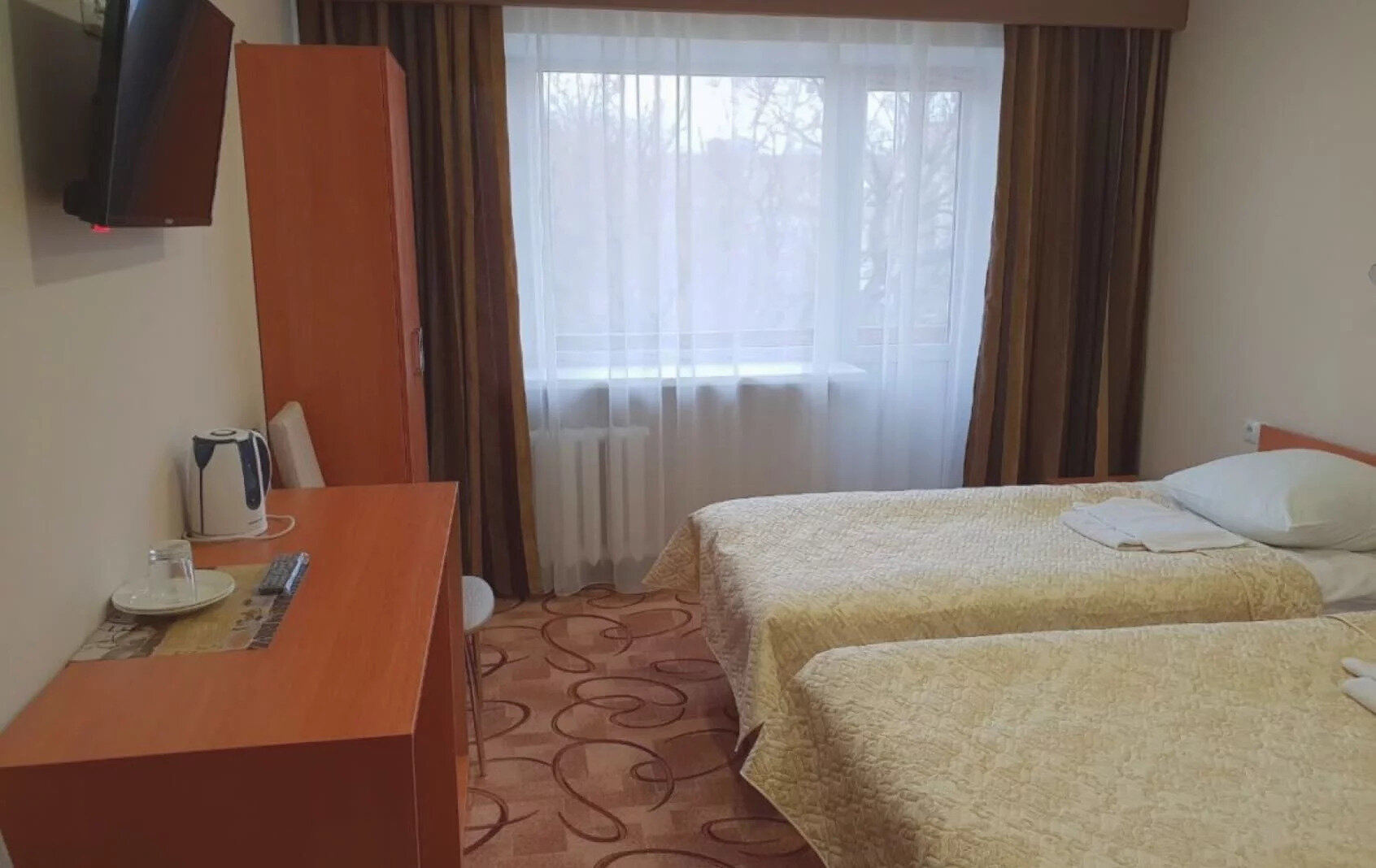 Бюджетный двухместный номер с 2 отдельными кроватями