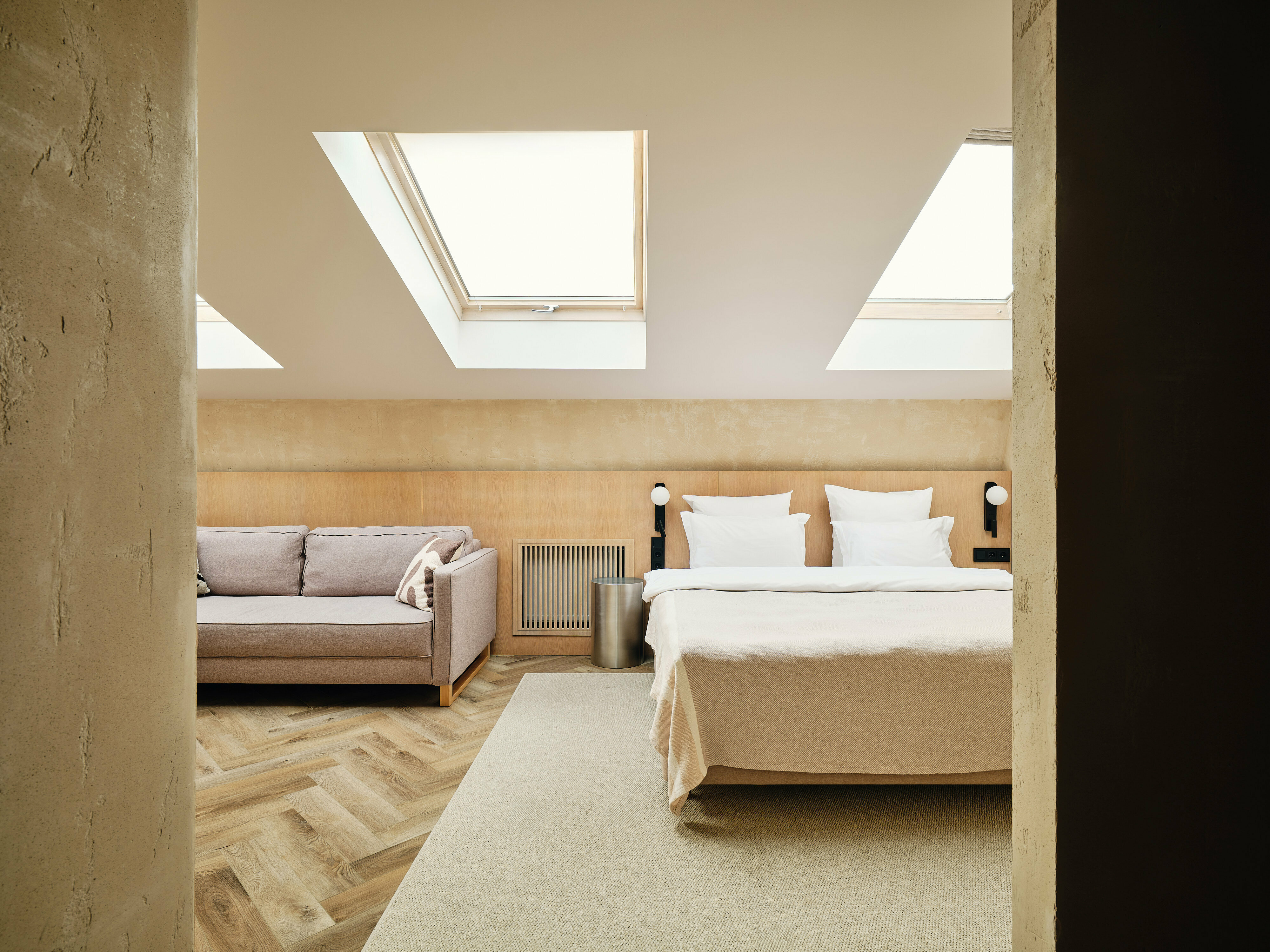 Улучшенный номер с кроватью размера «queen-size»