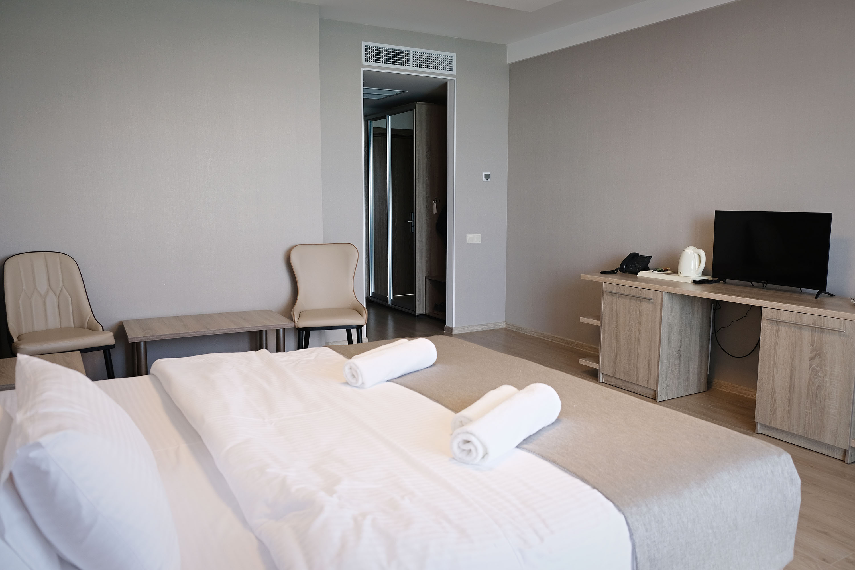 Двухместный номер с 1 кроватью и балконом, вид на море