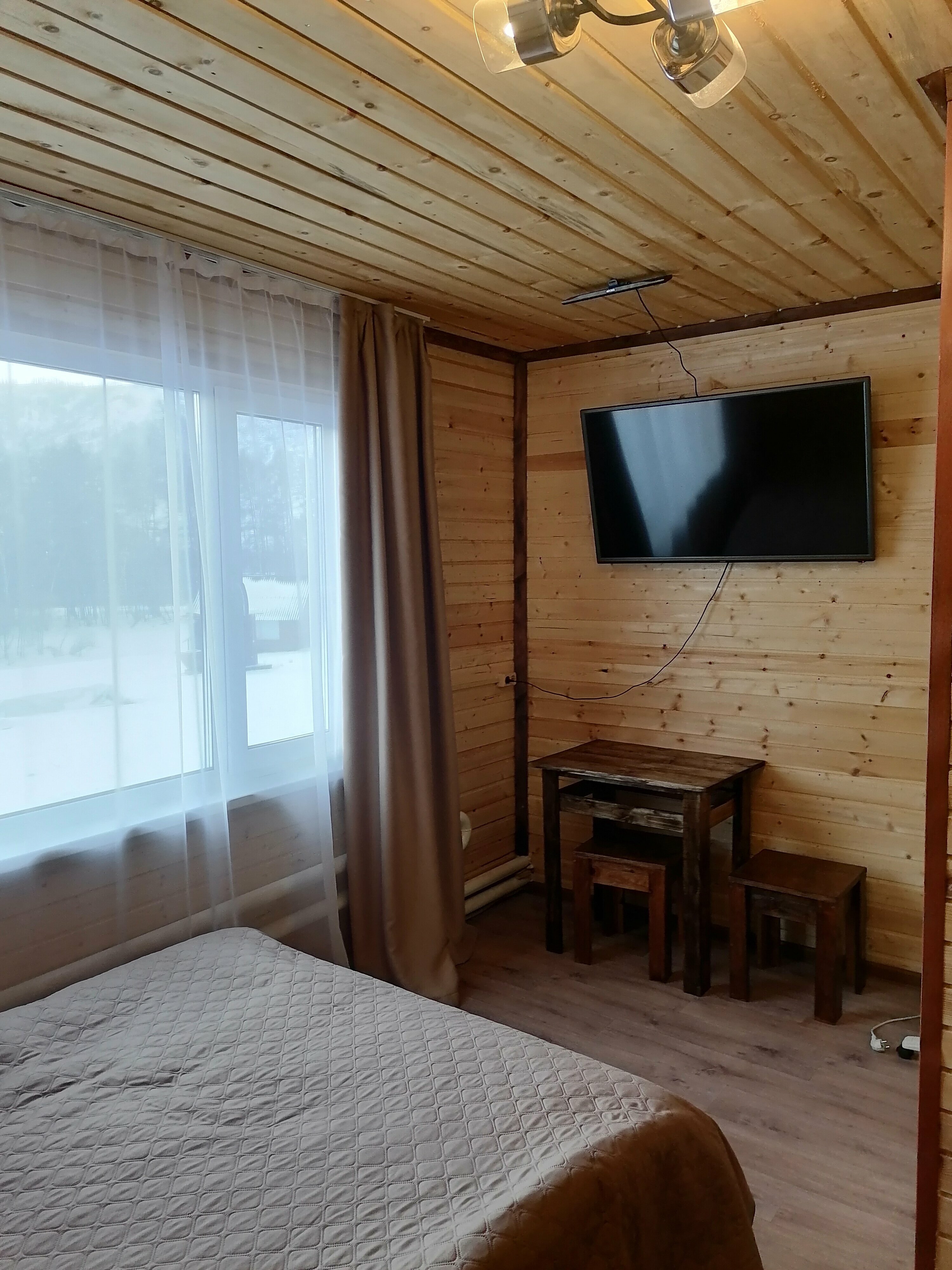 Двухместный номер с 1 кроватью или 2 отдельными кроватями, вид на горы