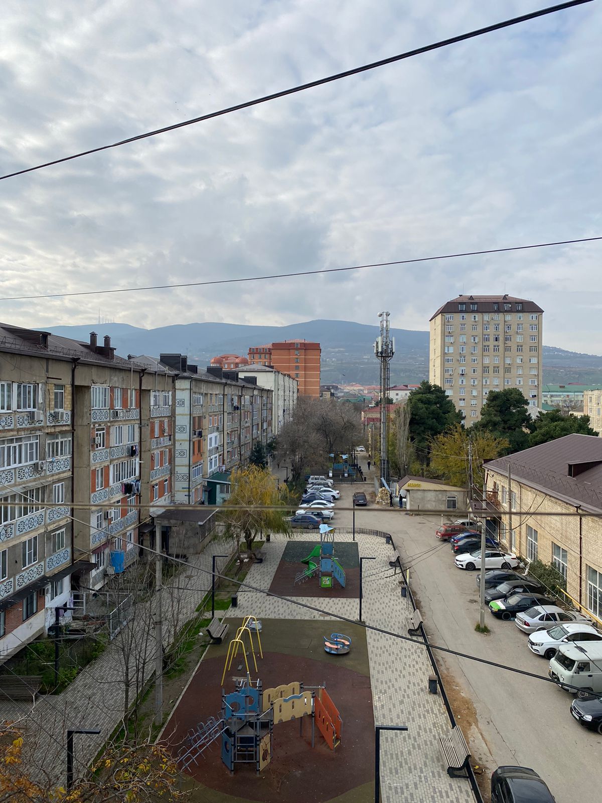 Двухместный номер с 2 отдельными кроватями, вид на горы