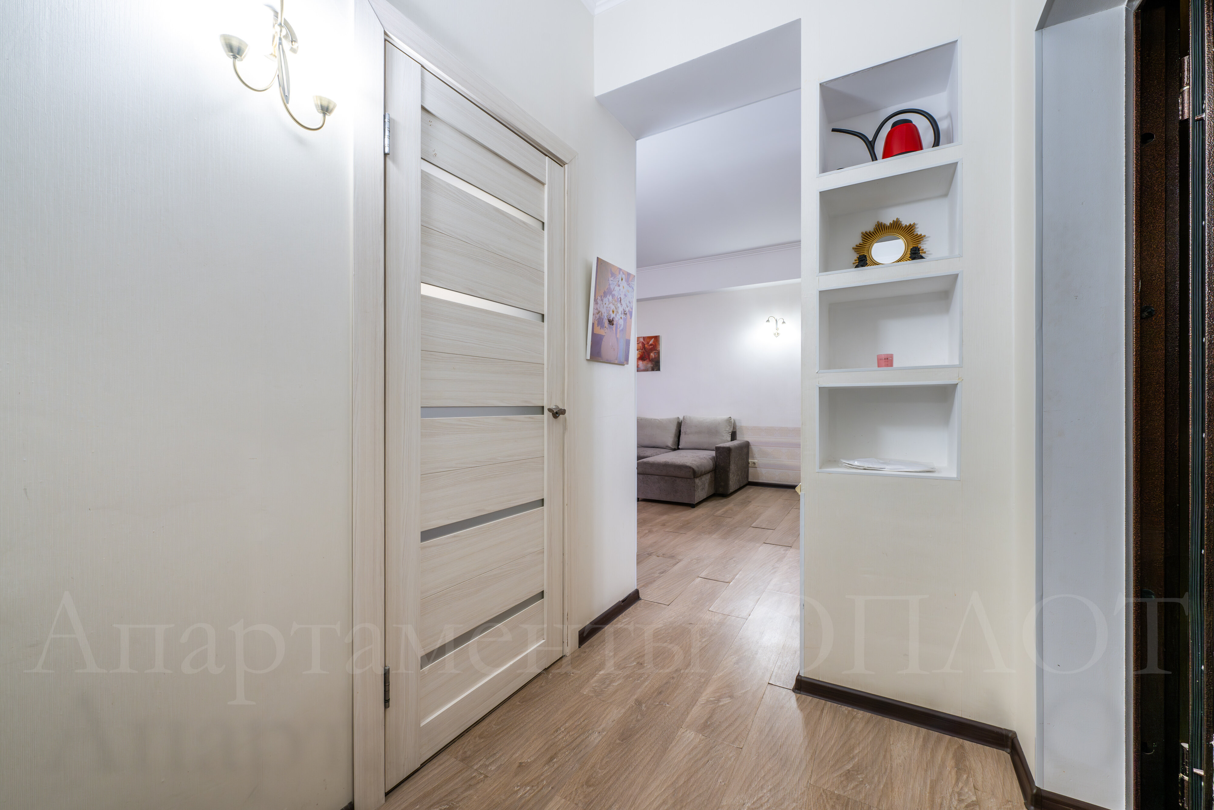 Классические апартаменты с двумя спальнями и ванной  65 м2 № 2