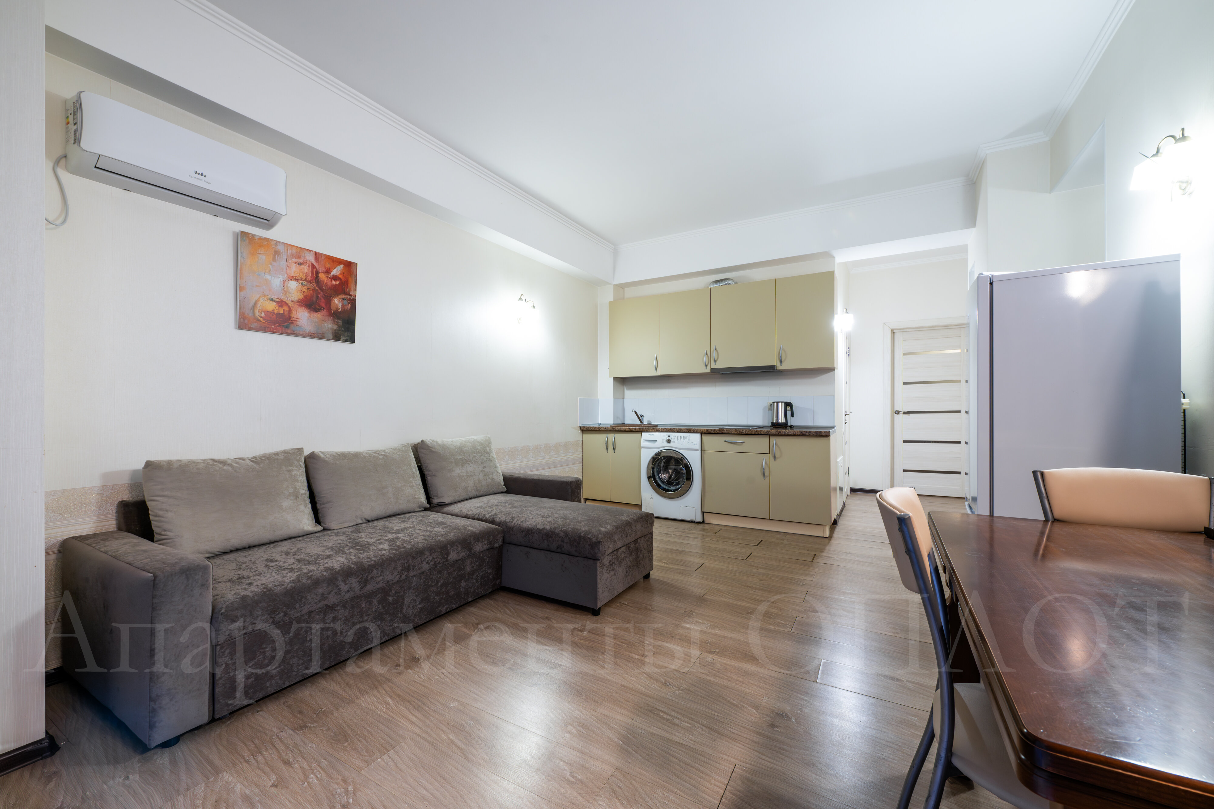 Классические апартаменты с двумя спальнями и ванной  65 м2 № 2