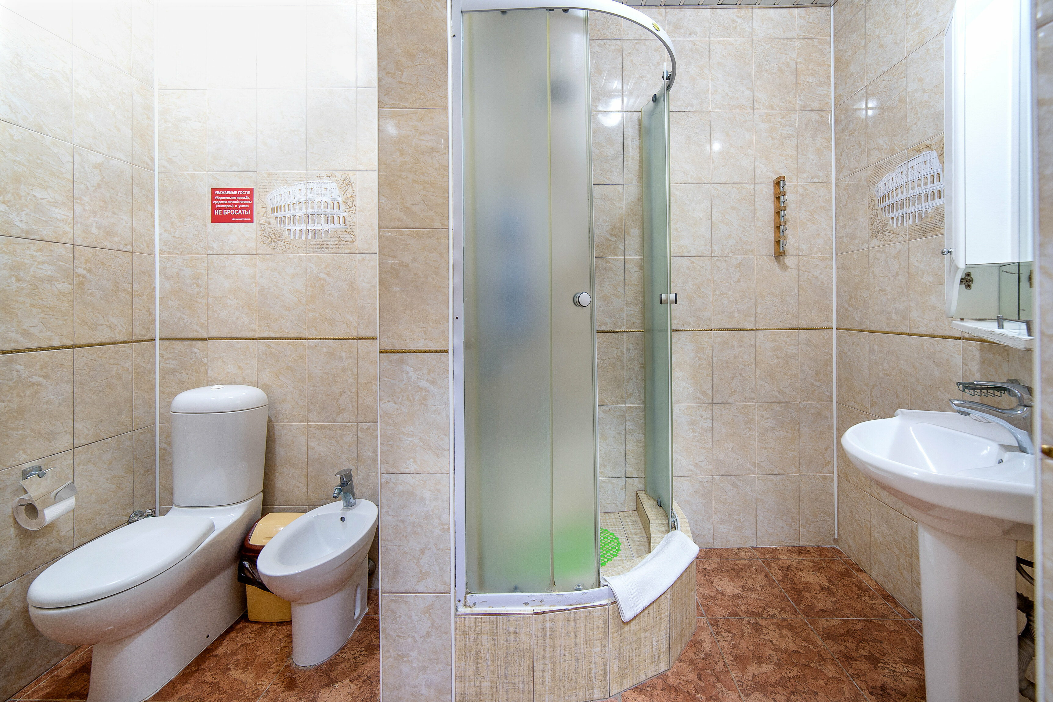 Двухместный номер с 1 кроватью и балконом