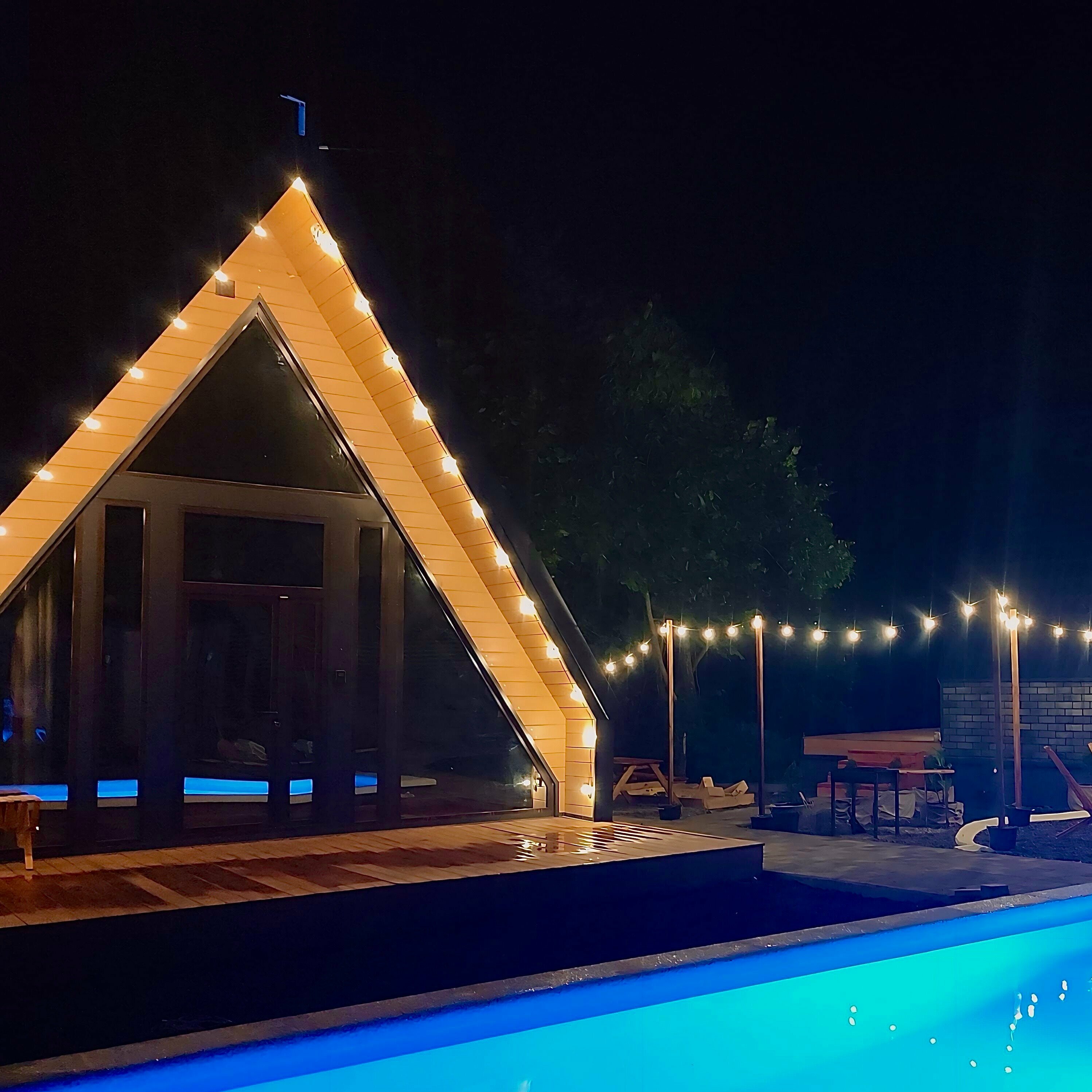 Дом с видом на бассейн