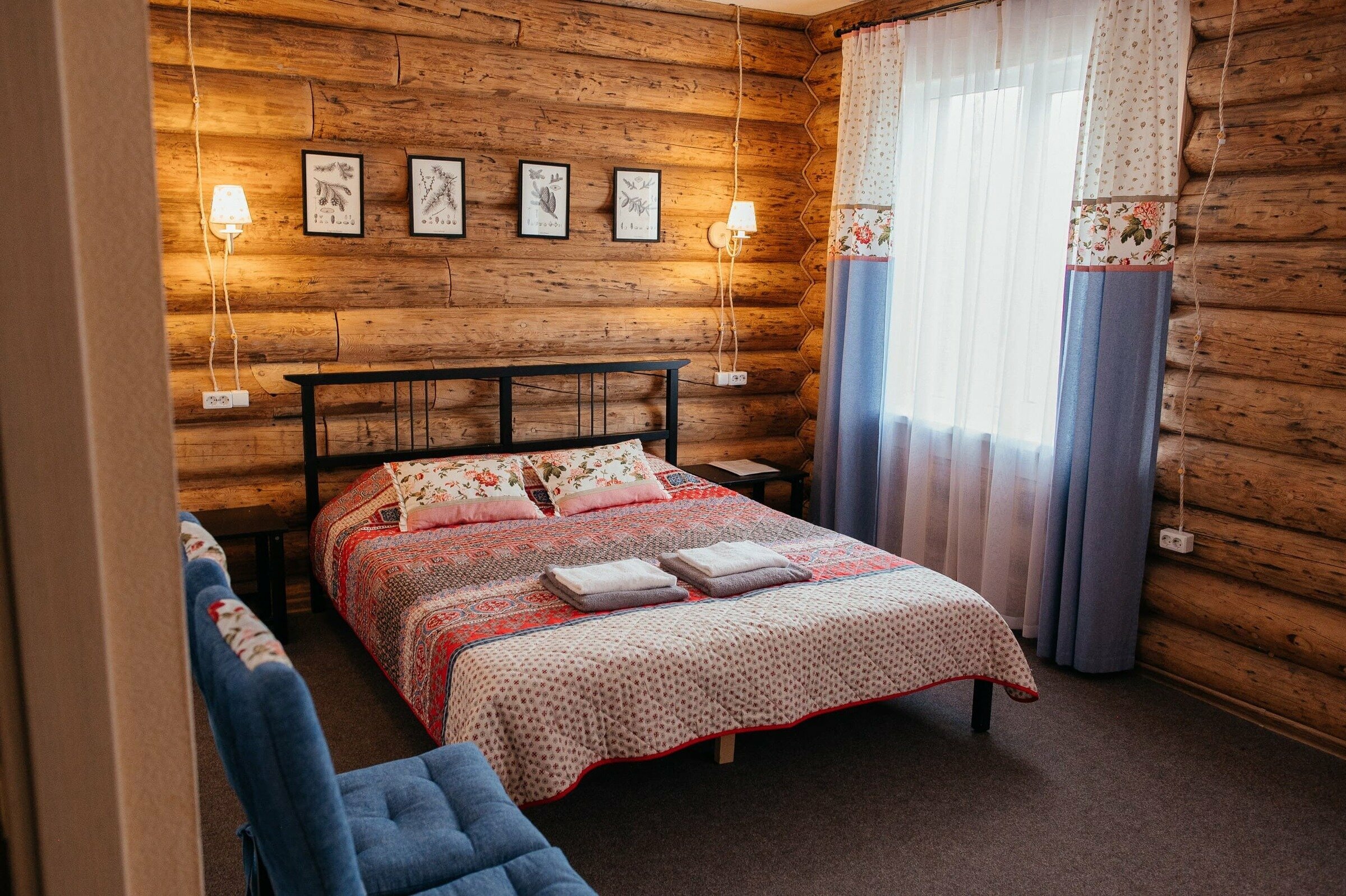 Двухместный номер с 1 кроватью и общей ванной комнатой