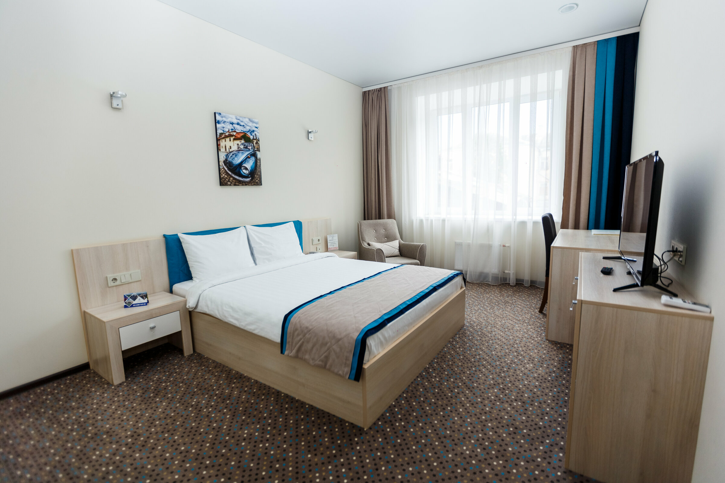 Большой двухместный номер с 1 кроватью