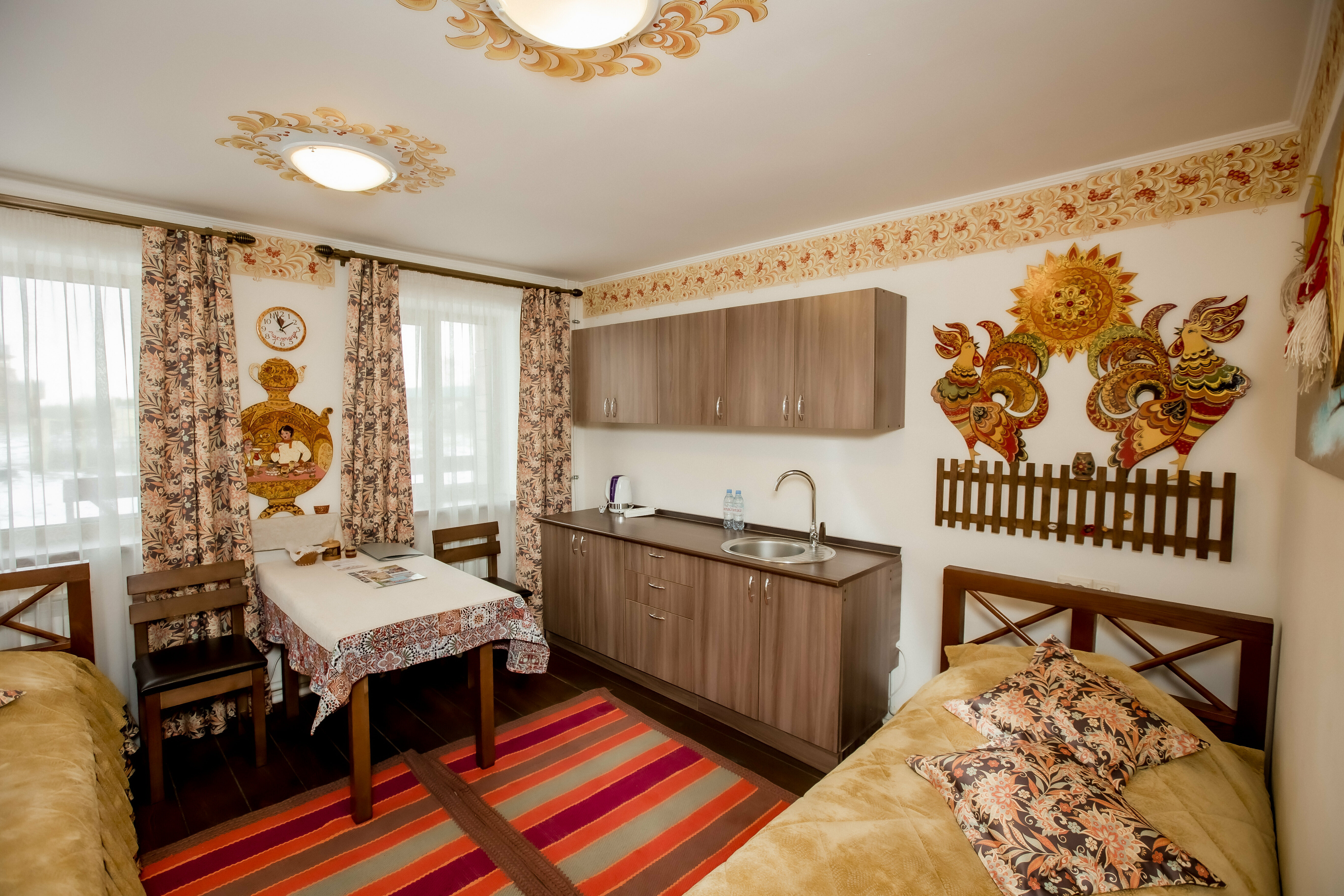 Стандартный номер с 2 кроватями и мини-кухней