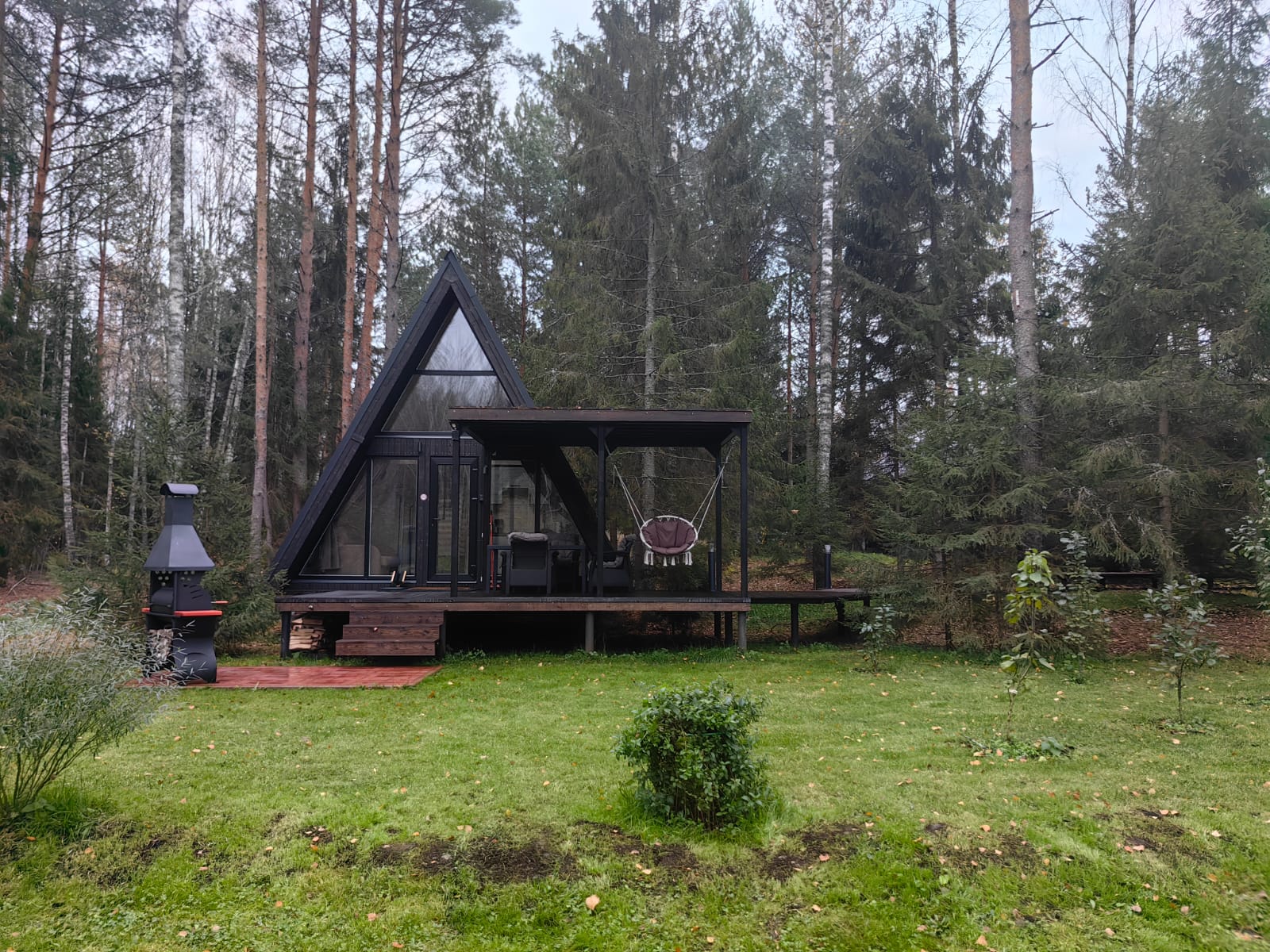 Коттедж с видом на лес