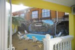 Двухместный номер с 2 отдельными кроватями, вид на бассейн в Роман