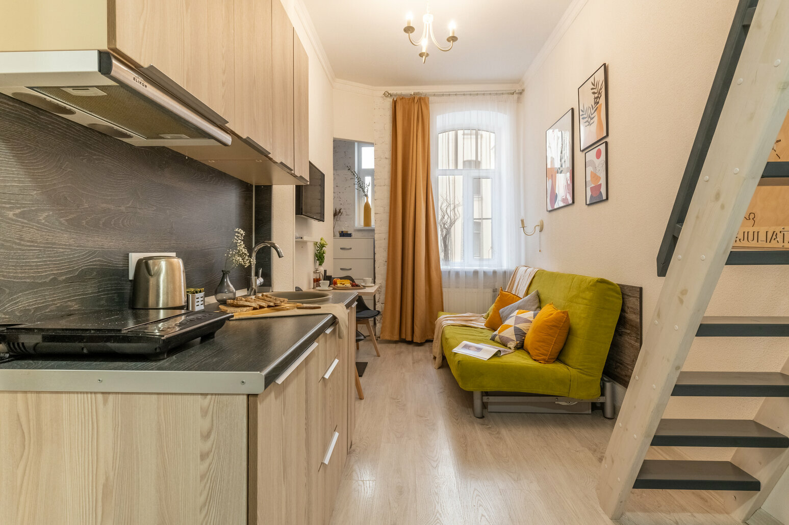 Двухуровневый четырехместный номер