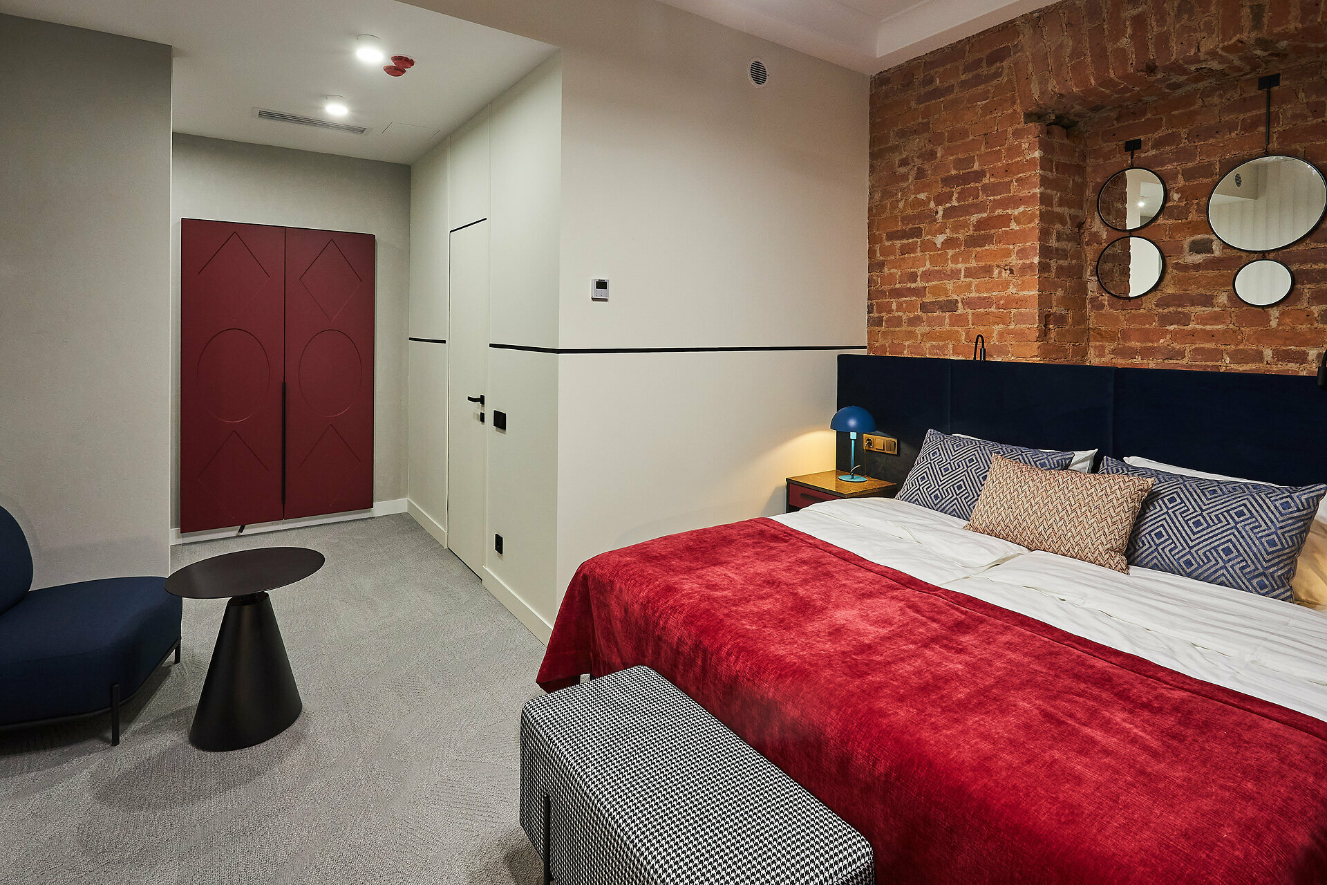 Двухместный номер с 1 кроватью или 2 отдельными кроватями, вид на город