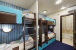 Кровать в общем 4-местном номере для мужчин и женщин в Проспект