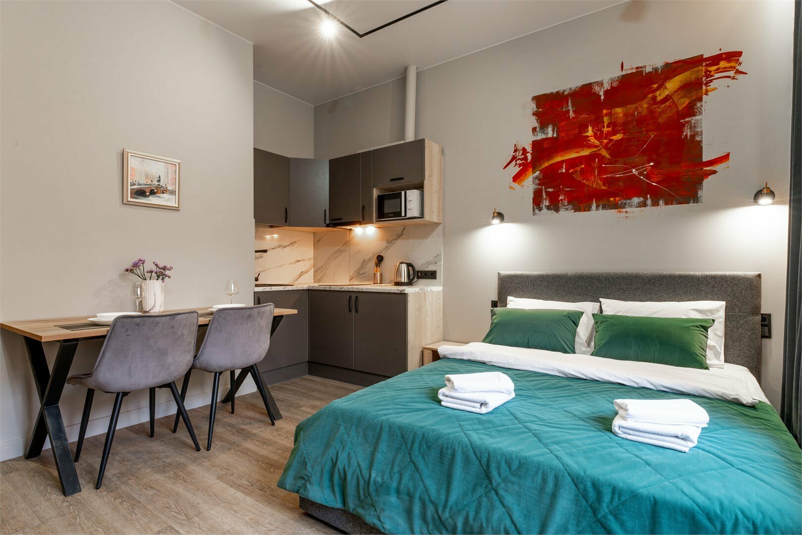 Большой двухместный номер с 1 кроватью