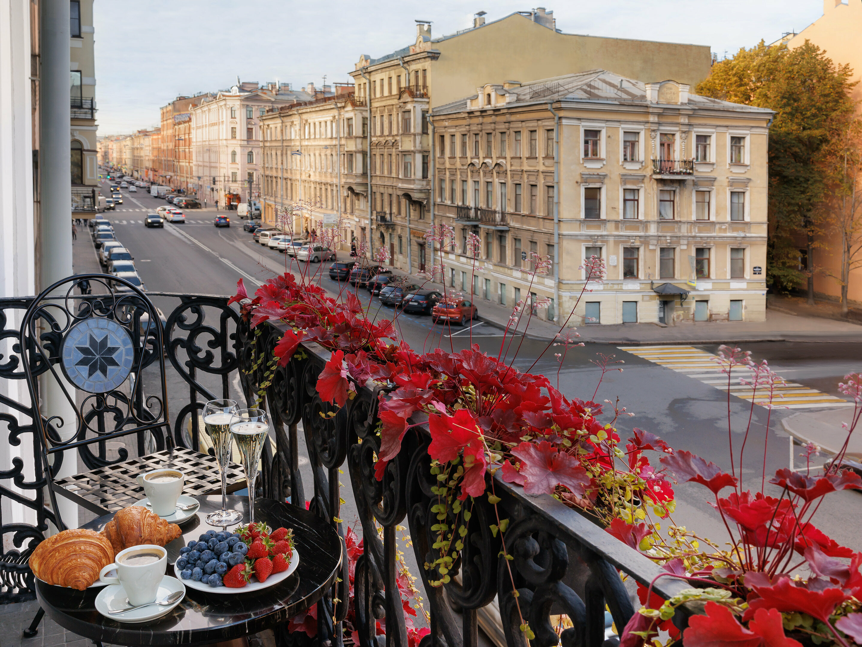 Двухместный номер с 1 кроватью и балконом