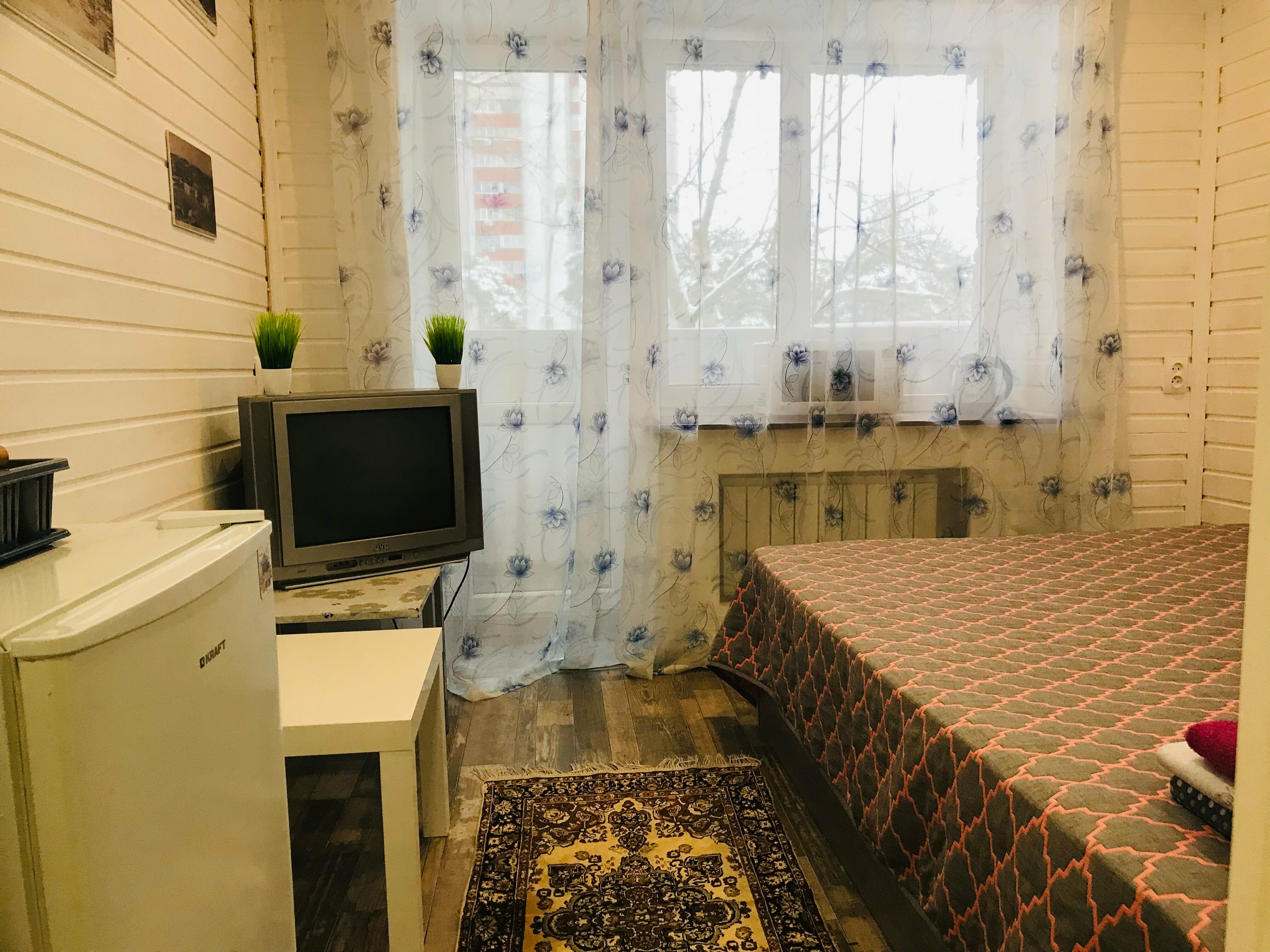 Двухместный номер с 1 кроватью и балконом