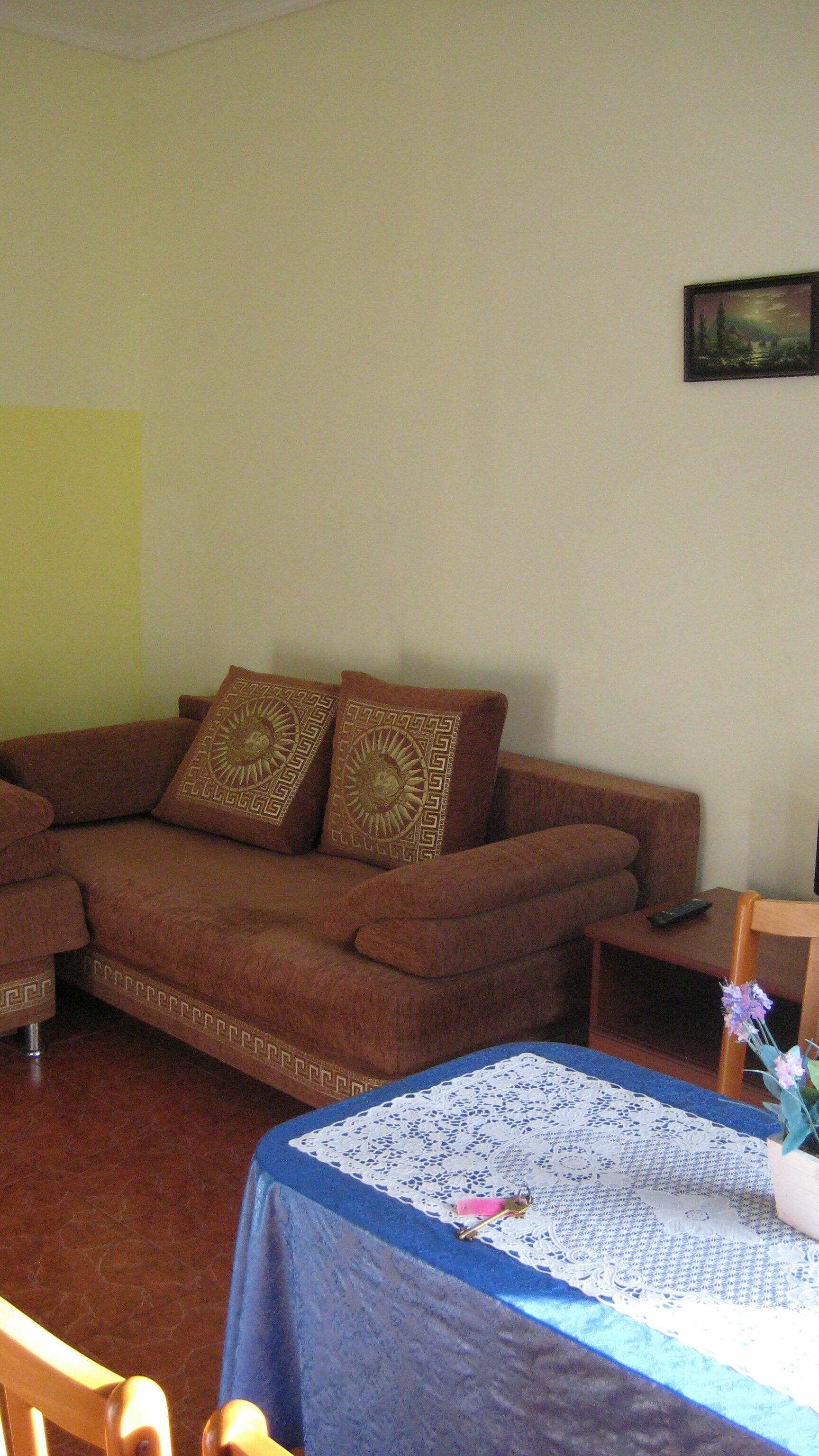 Семейный номер с видом на сад