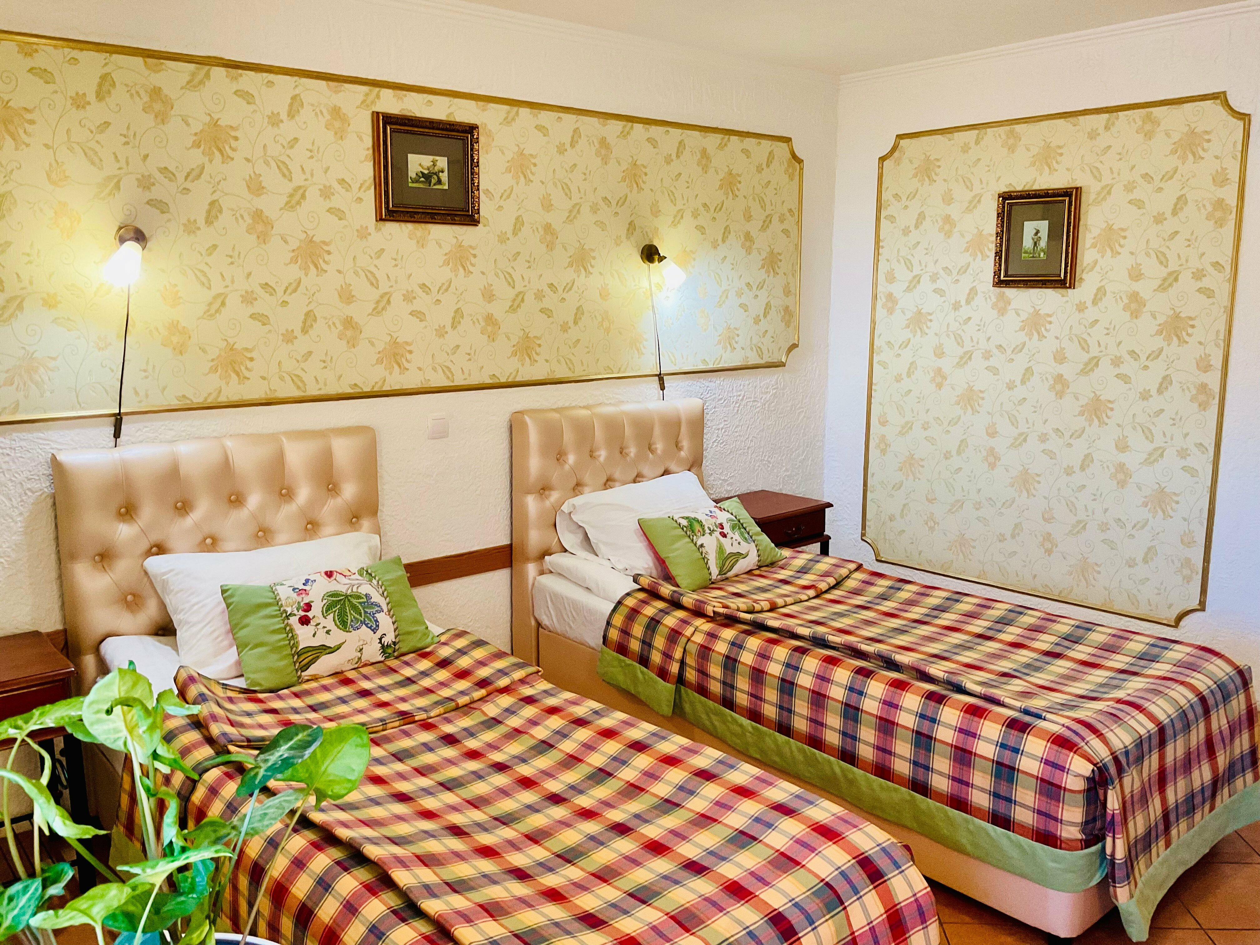 Двухместный номер с 1 кроватью или 2 отдельными кроватями и собственной ванной комнатой