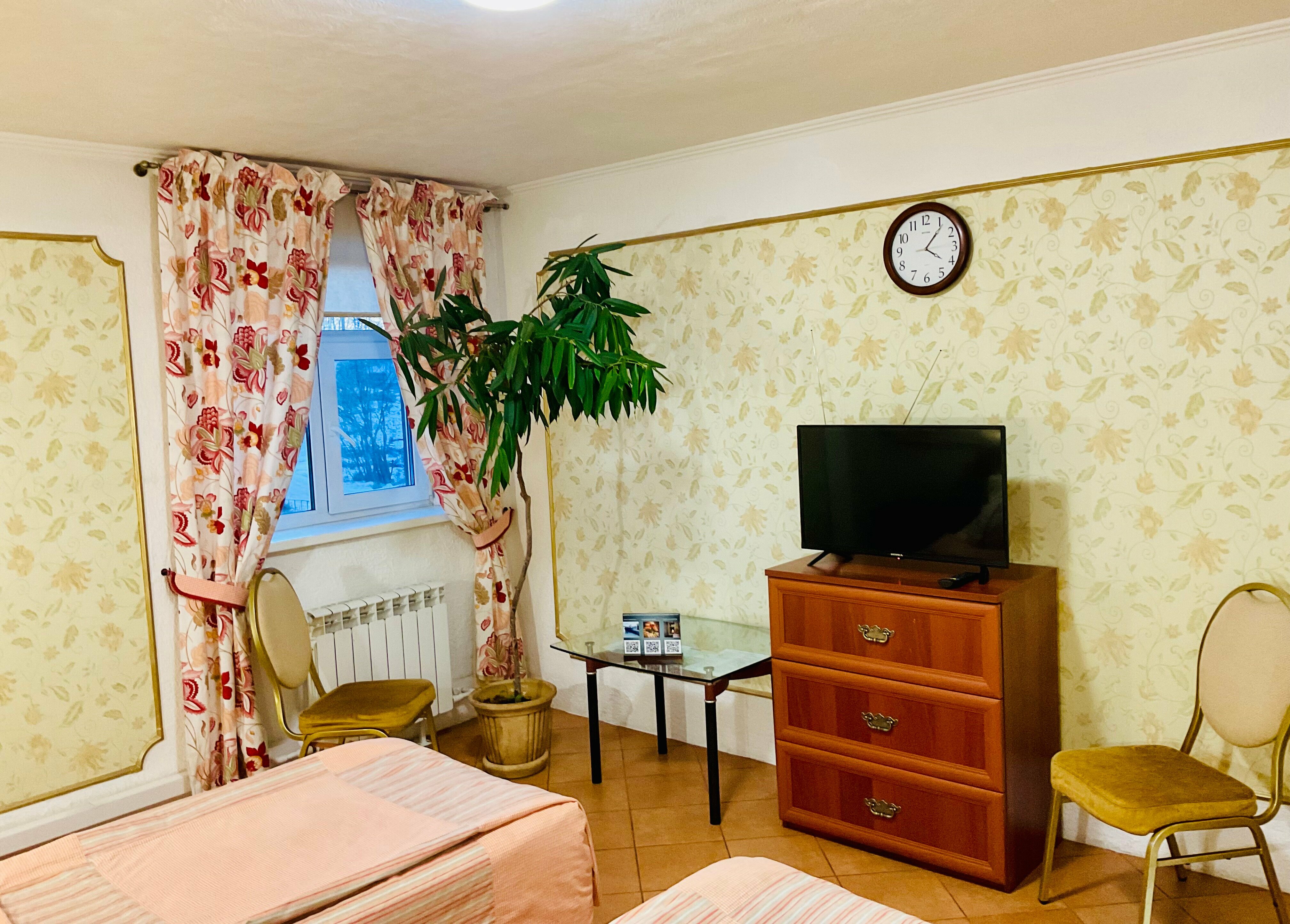 Двухместный номер с 1 кроватью или 2 отдельными кроватями и собственной ванной комнатой