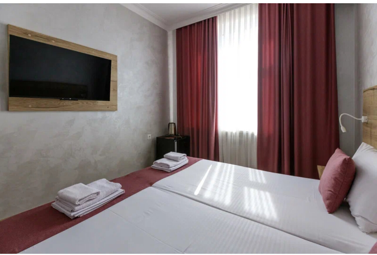 Двухместный номер Делюкс с 2 двуспальными кроватями