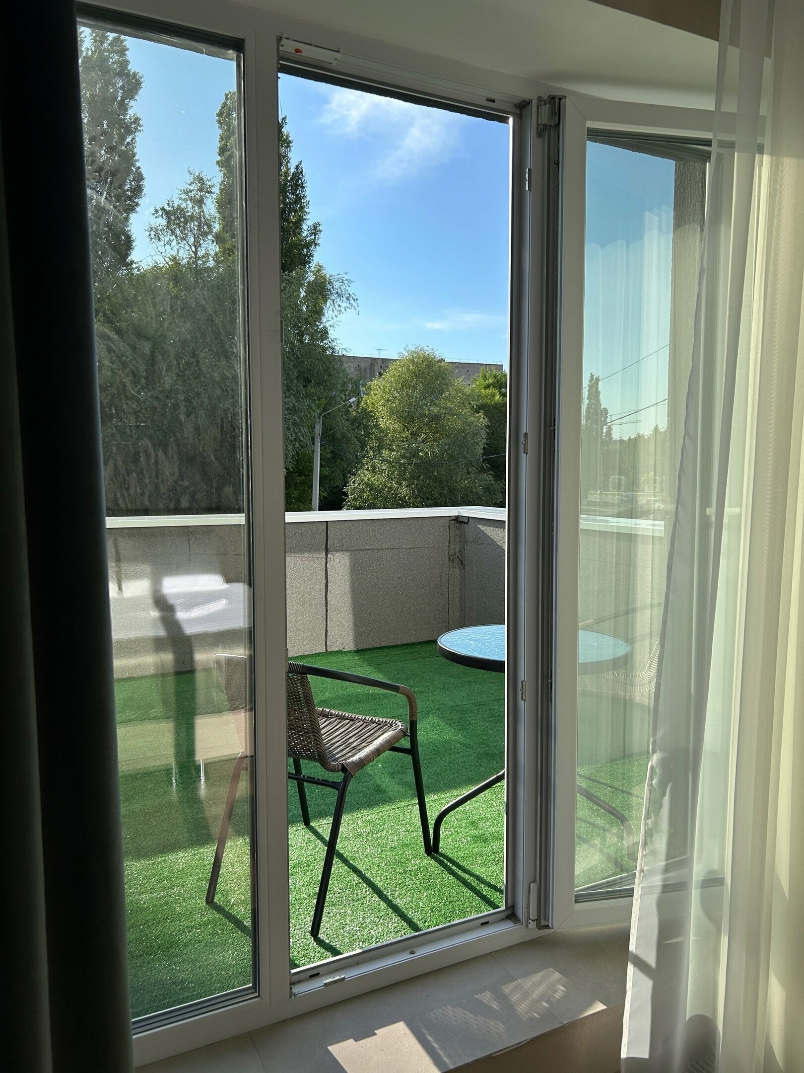 Двухместный номер с 1 кроватью и балконом