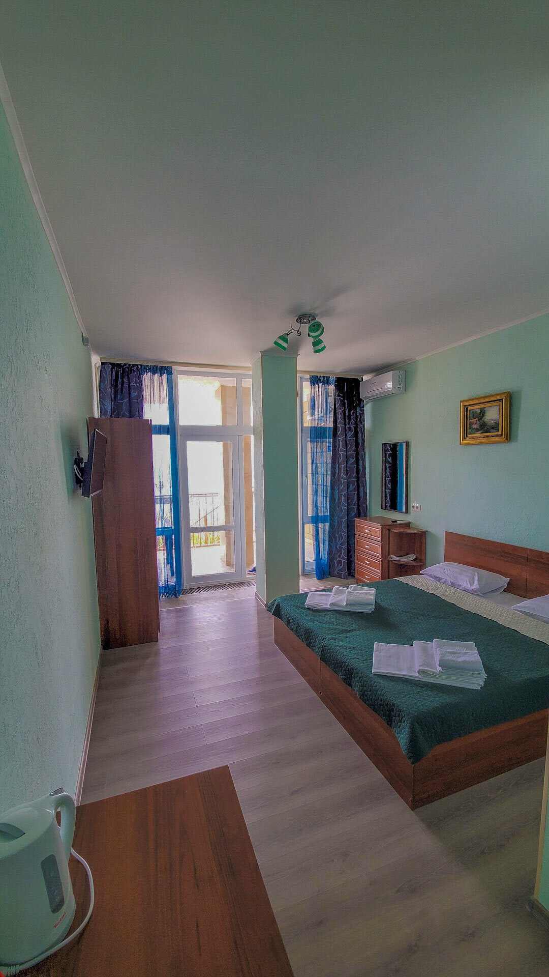 Двухместный номер с 1 кроватью или 2 отдельными кроватями, вид на море