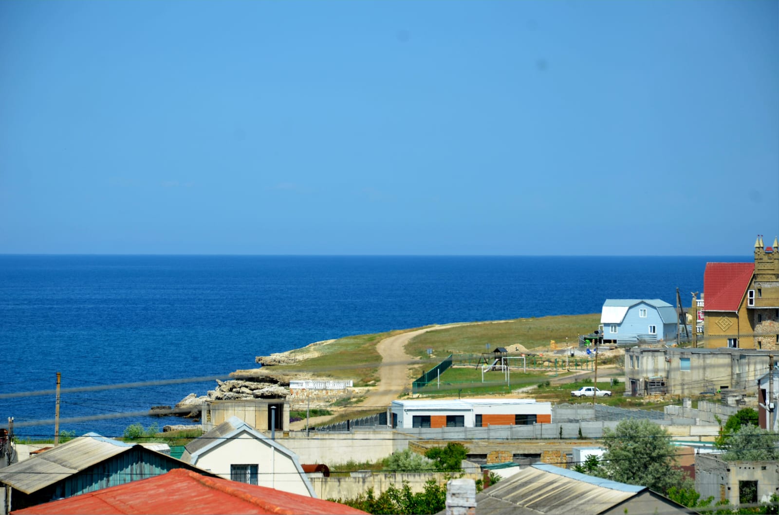 Стандартный двухместный номер с 2 отдельными кроватями, вид на море