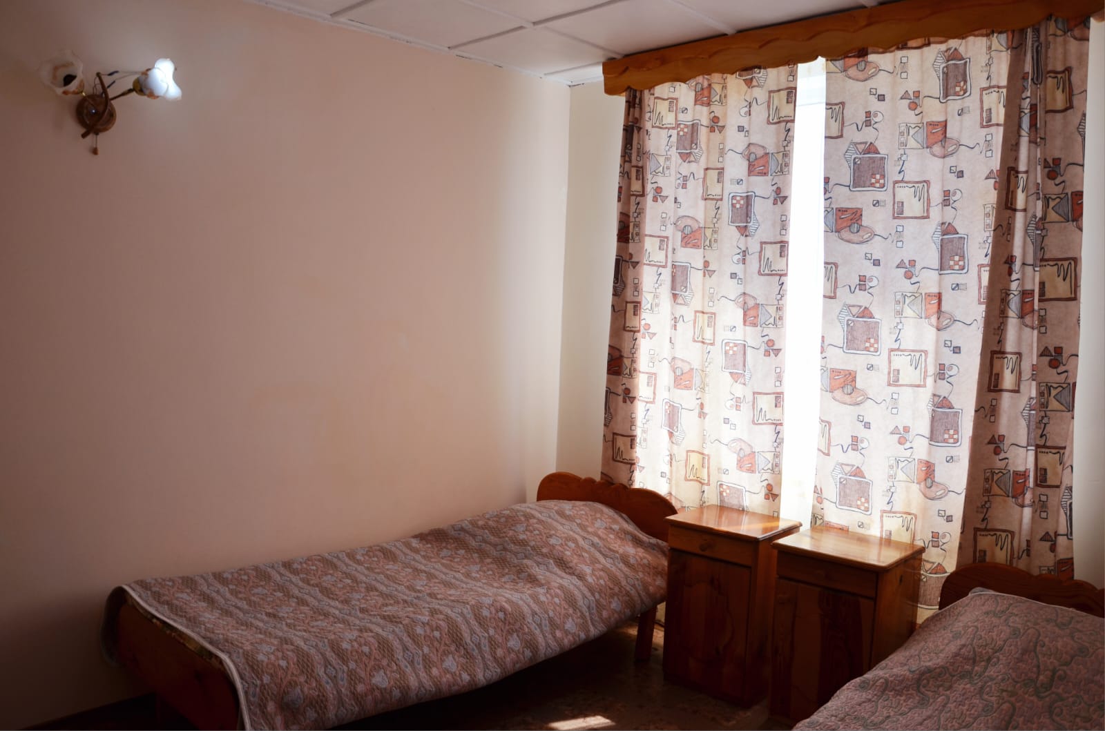 Двухместный номер с 2 отдельными кроватями, вид на сад