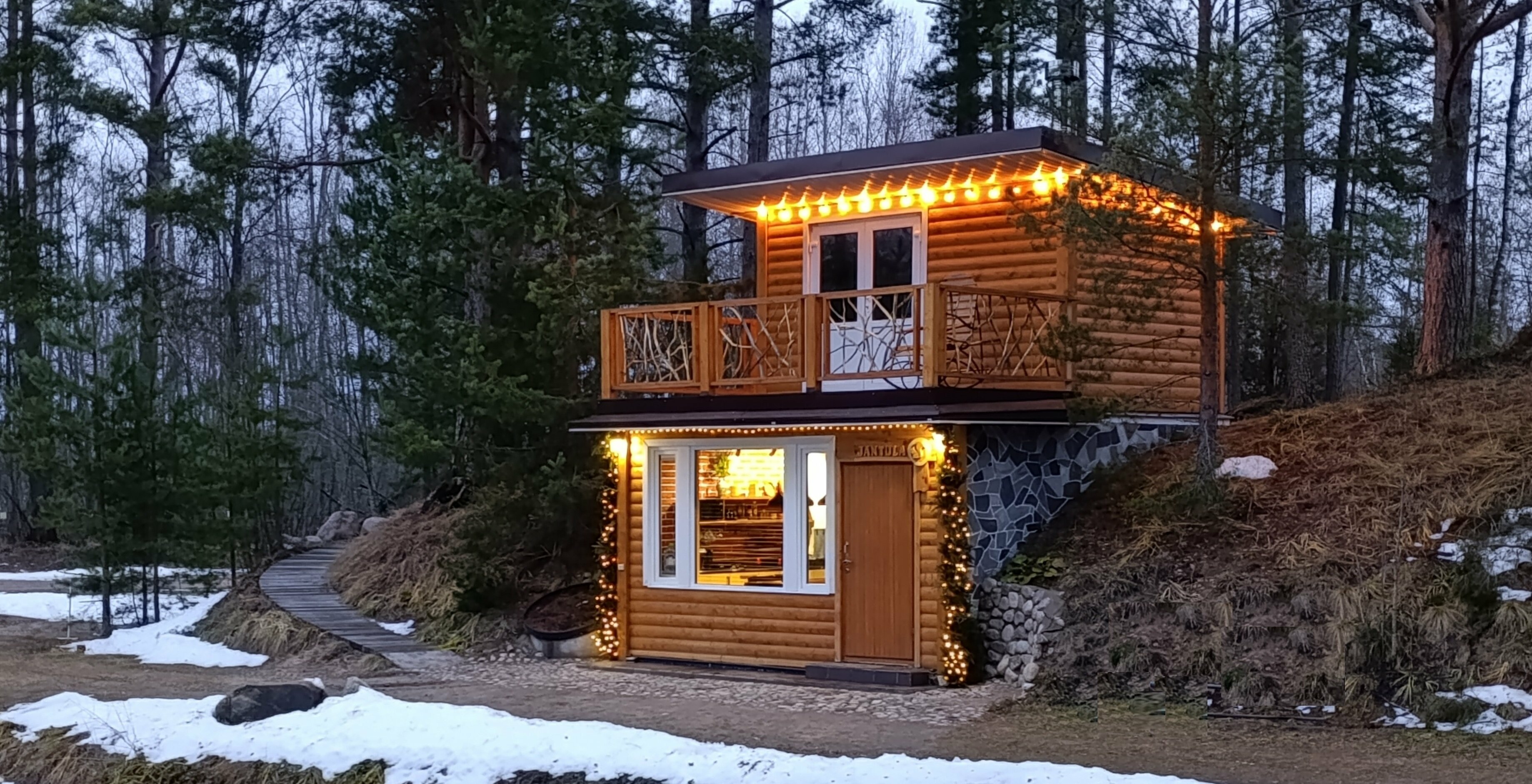 Коттедж с видом на озеро