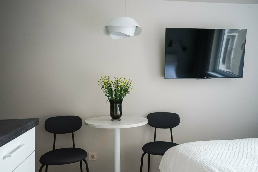 Студия "Светло-бежевая" с кондиционером