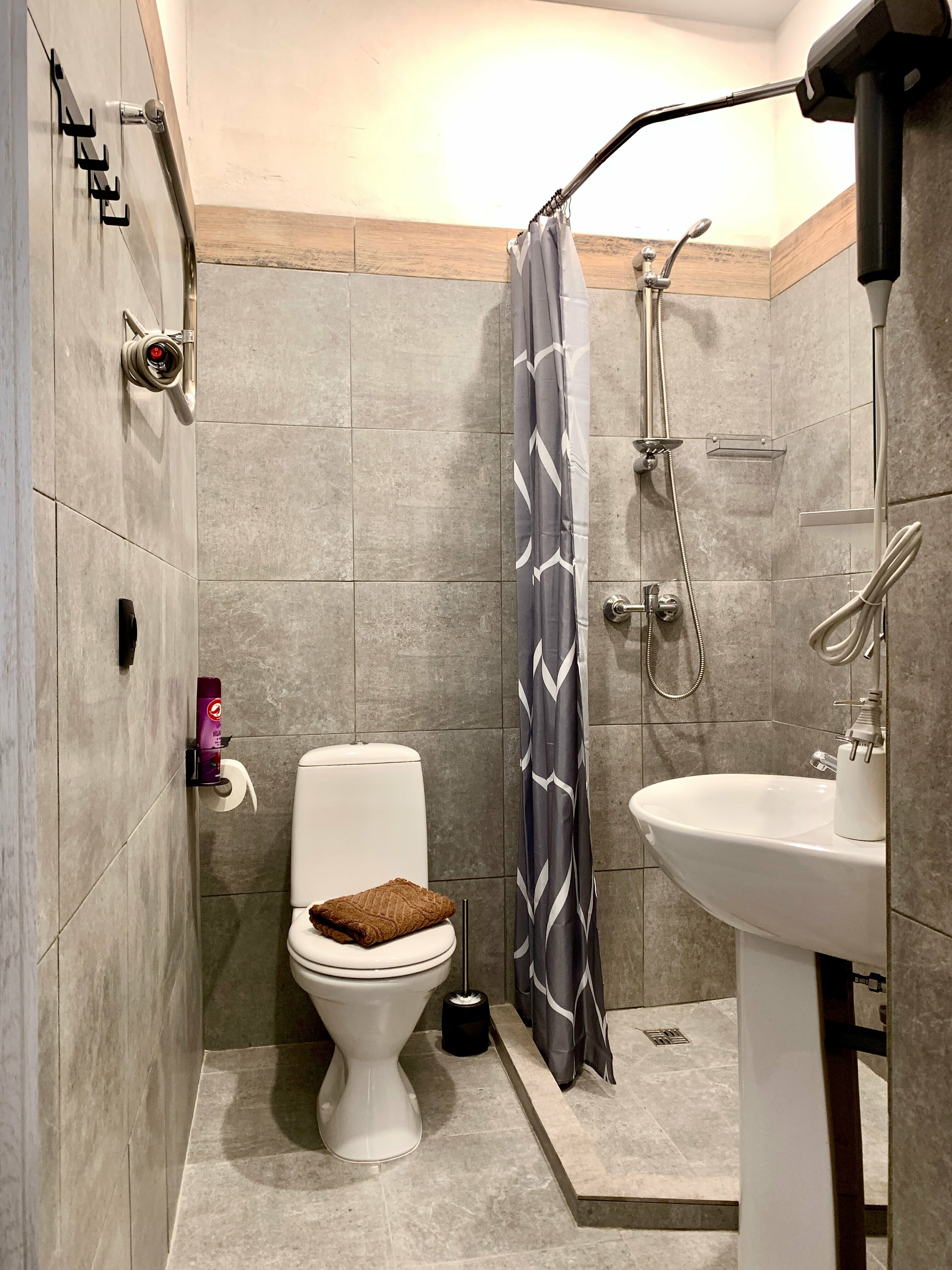 Двухместный номер с 2 отдельными кроватями и душем