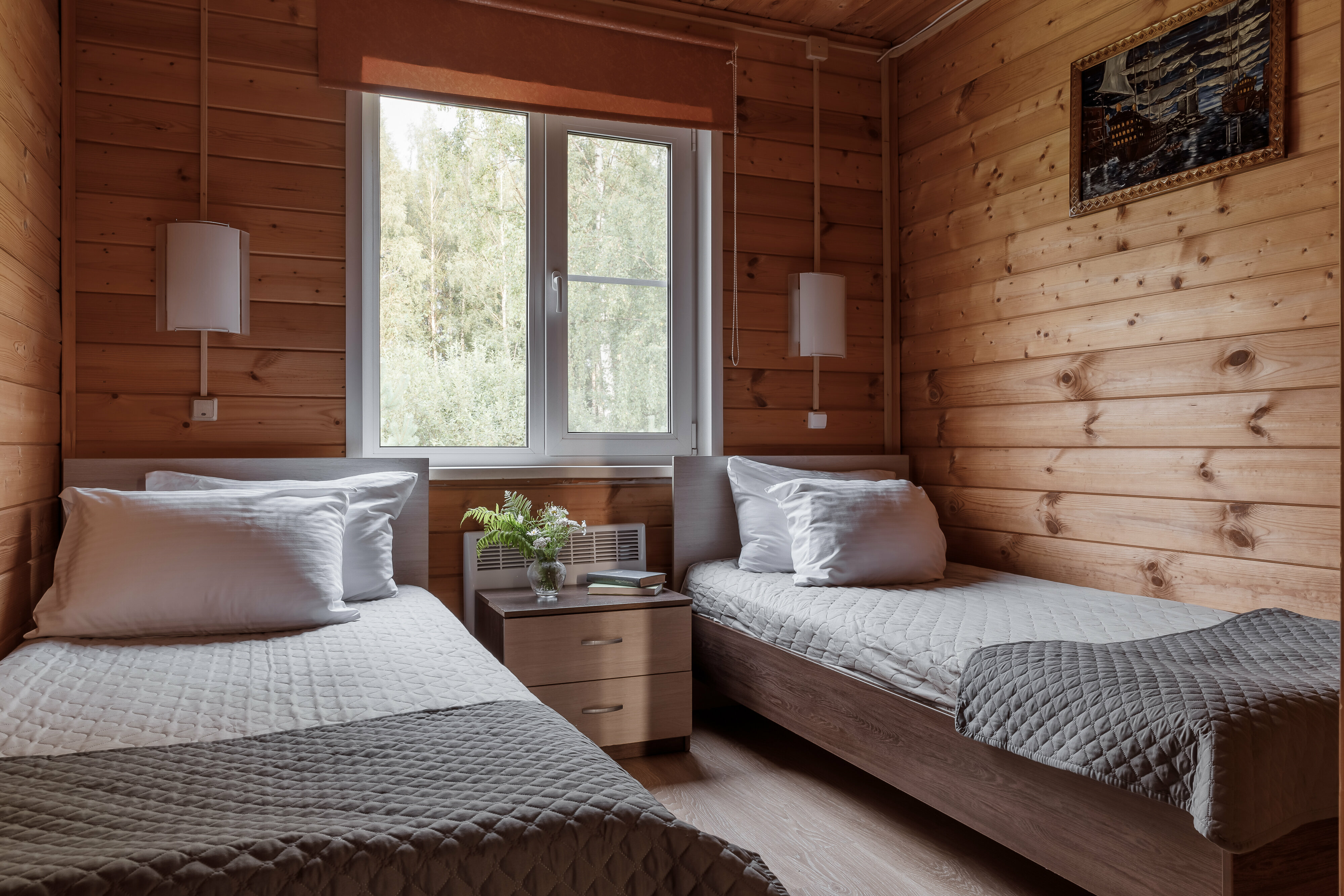 Двухместный номер с 2 отдельными кроватями и ванной