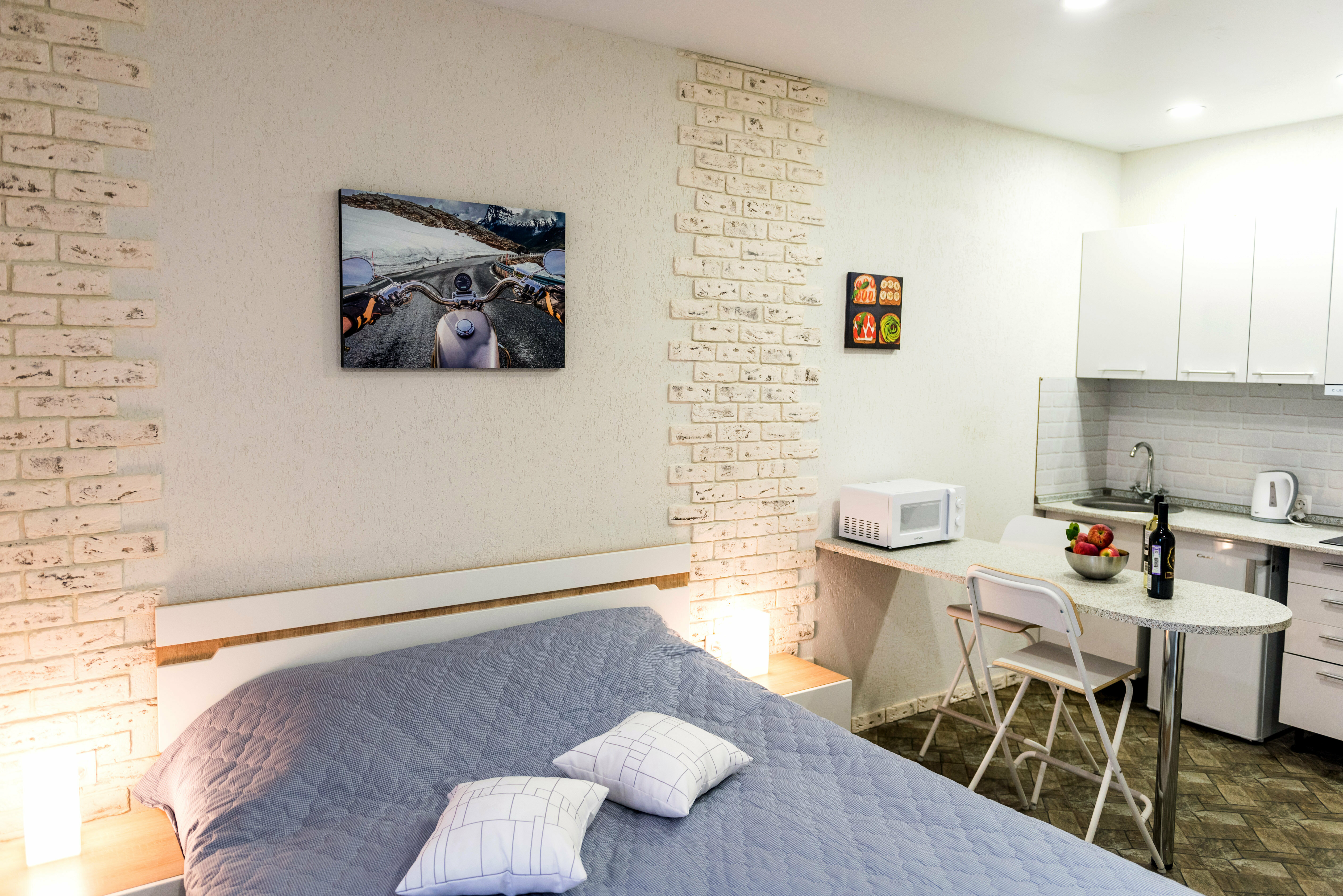 Двухместный номер с 1 кроватью и балконом