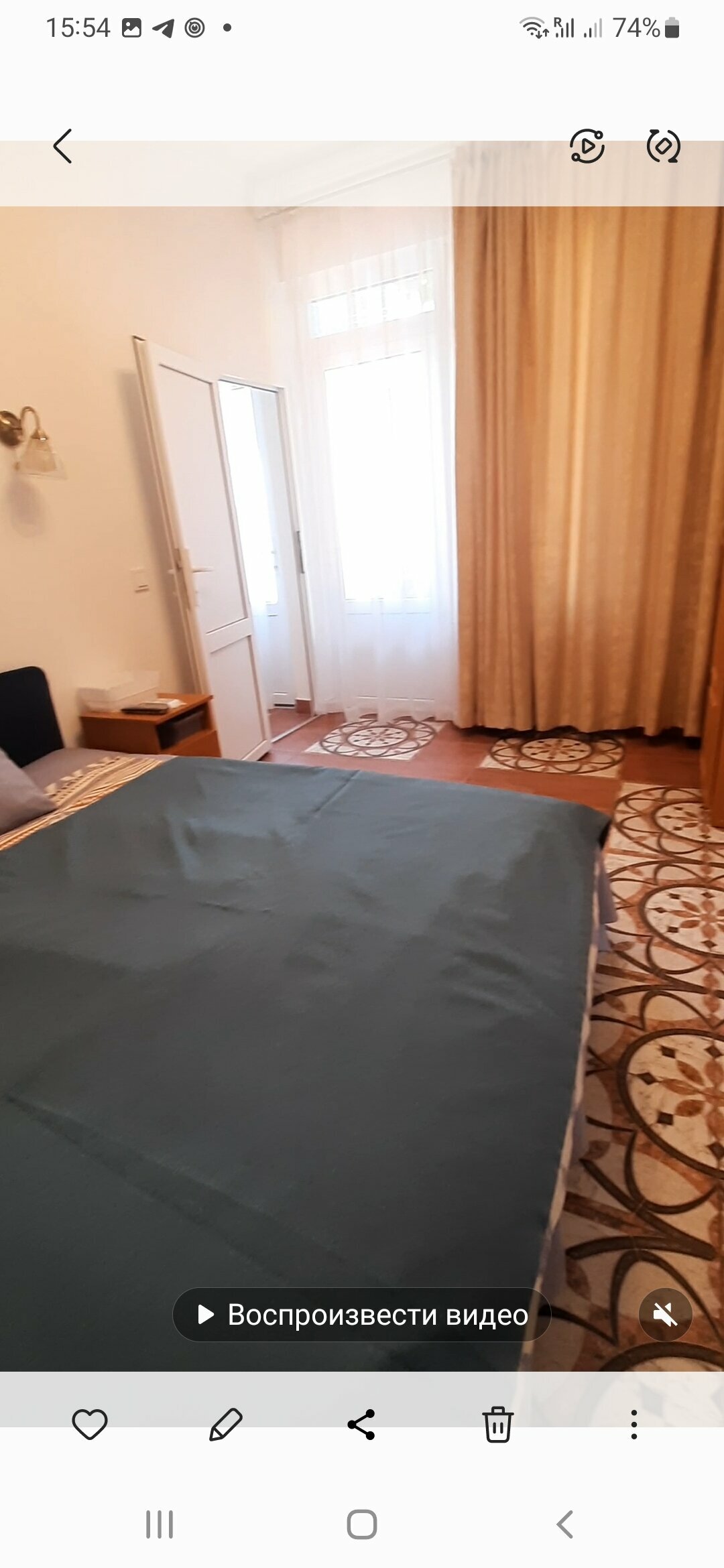 Двухместный номер с 2 отдельными кроватями, вид на город