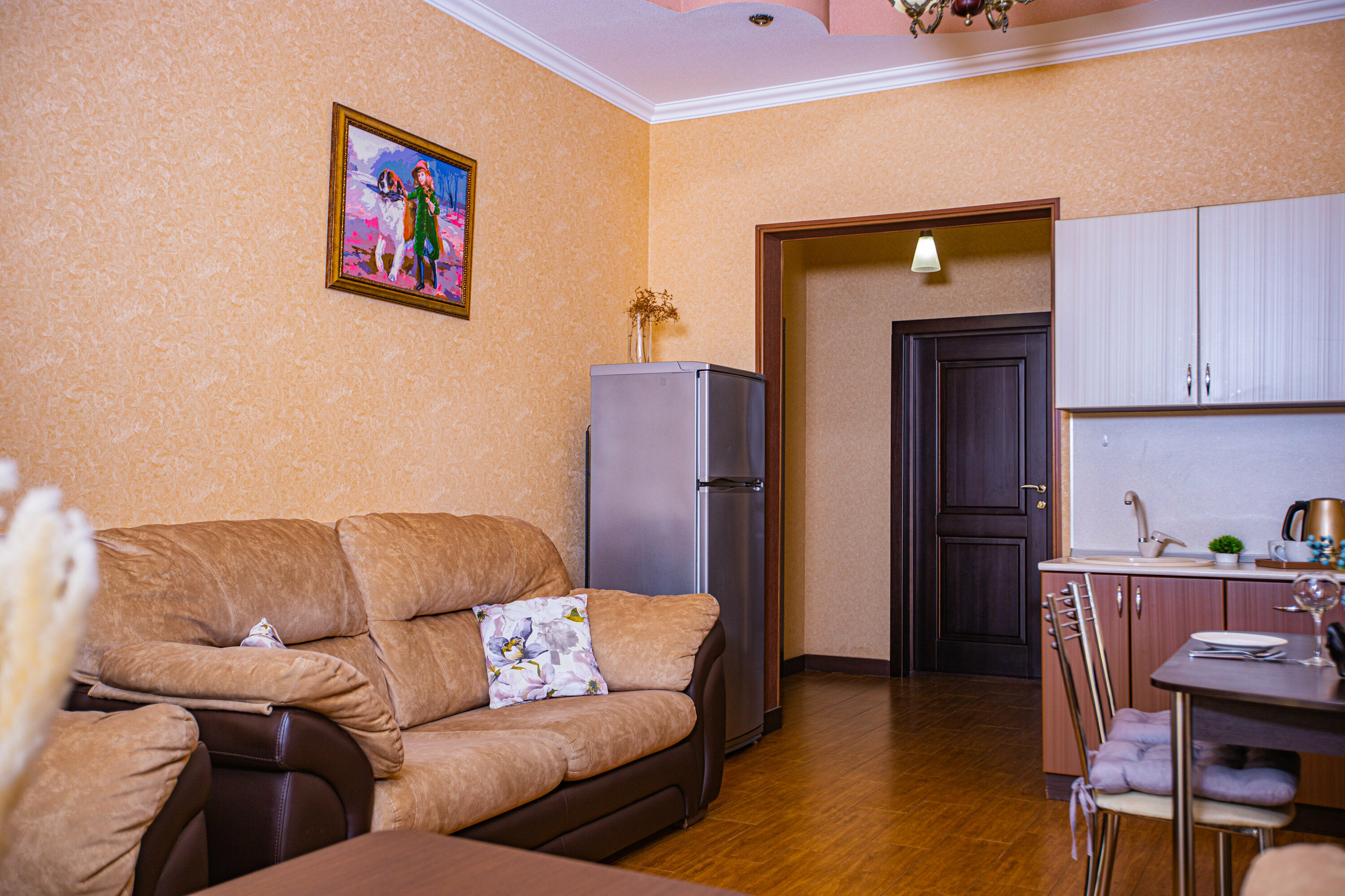 Апартаменты с отдельной спальней до 6 гостей