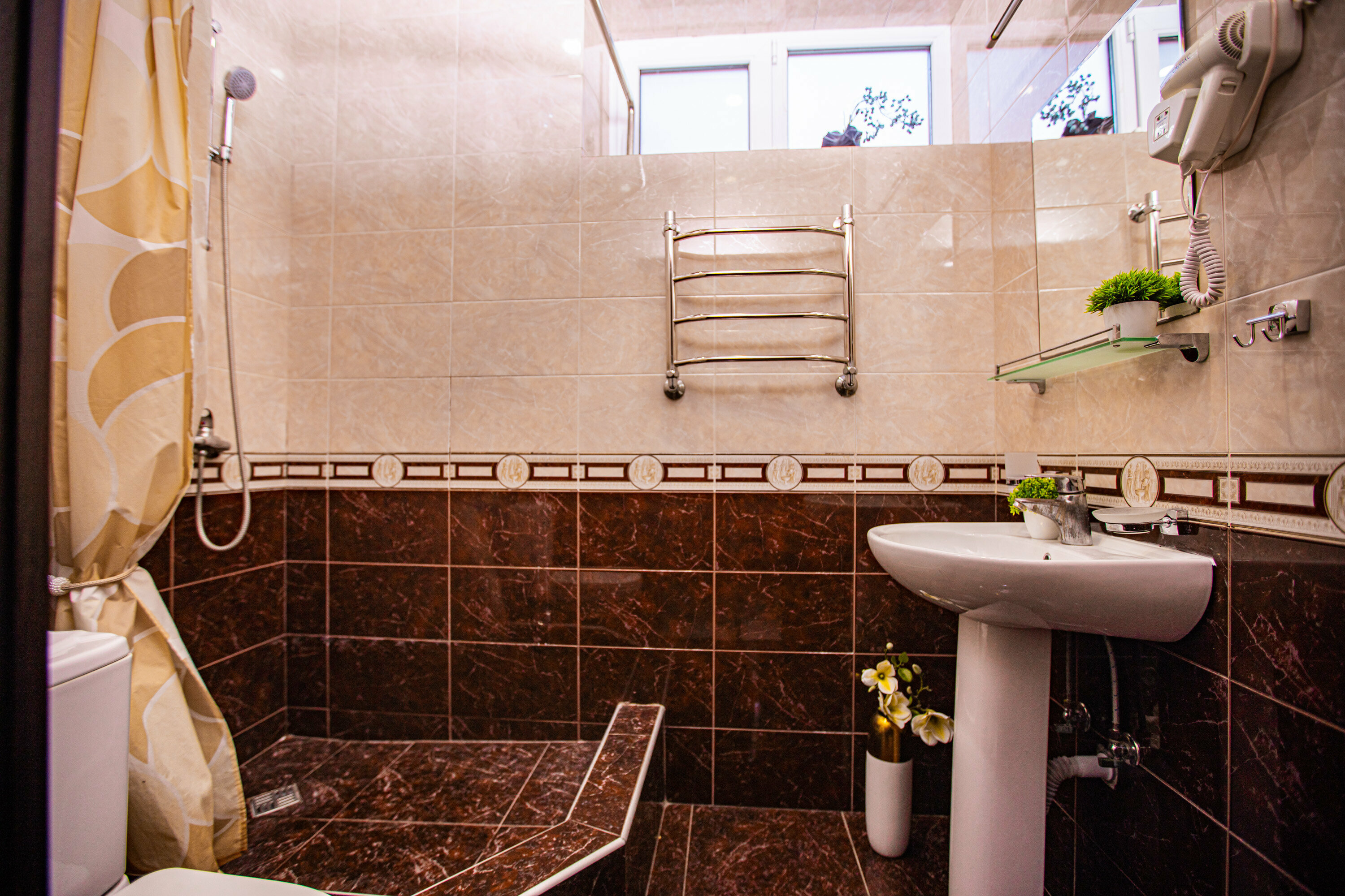 Комфорт с двуспальной кроватью и балконом