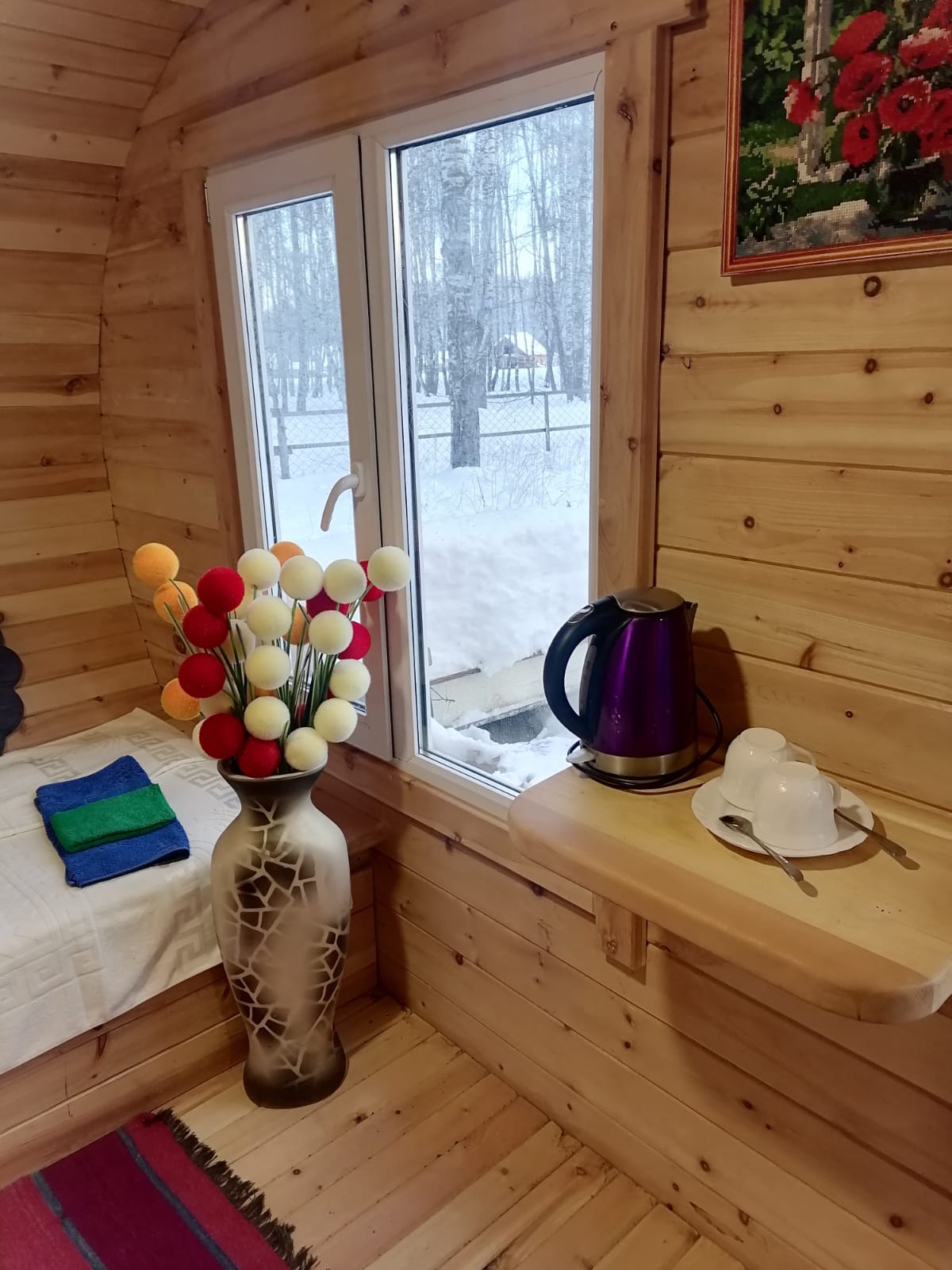 Двухместный домик с видом на горы