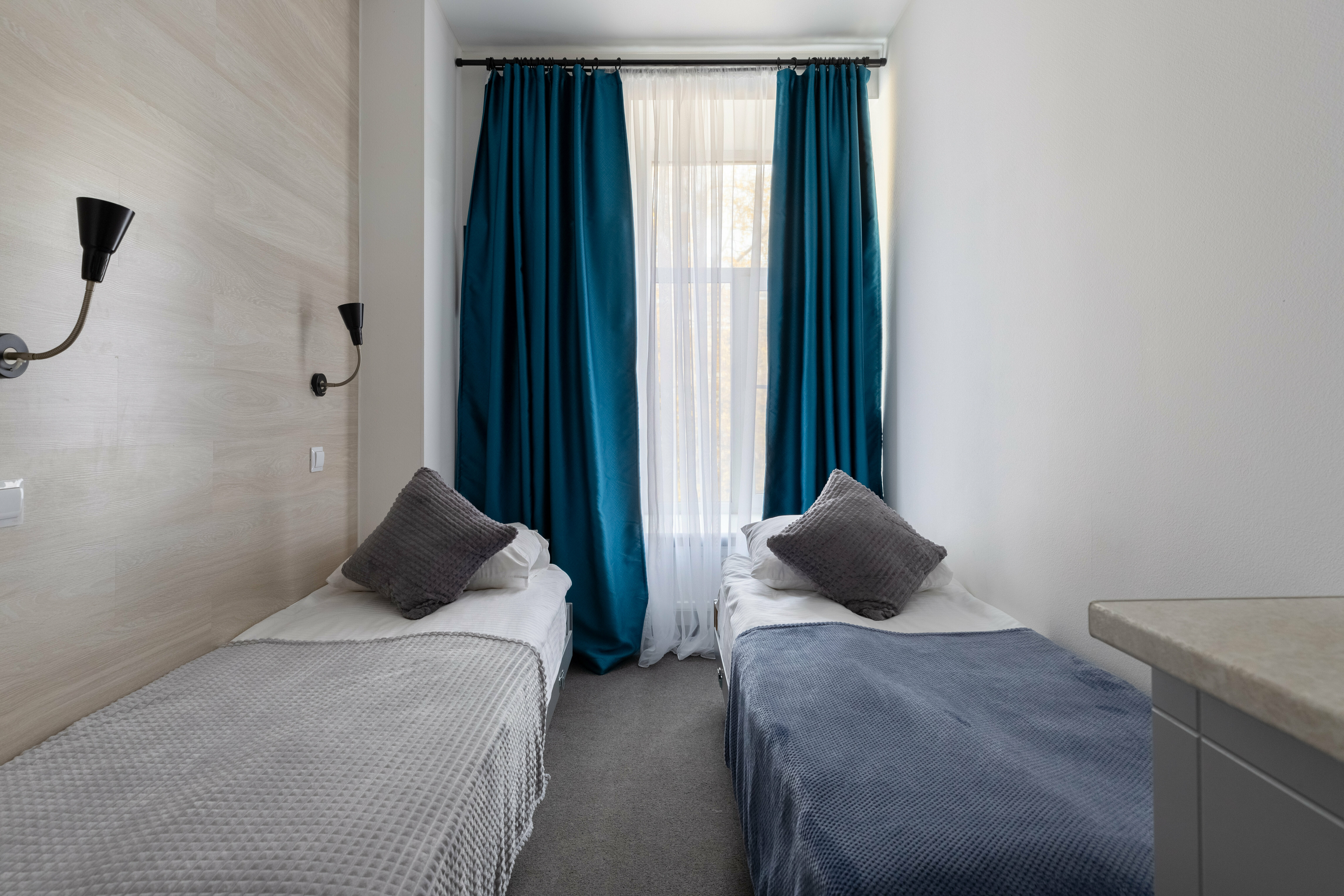 Двухместные апартаменты-студия с двумя раздельными кроватями