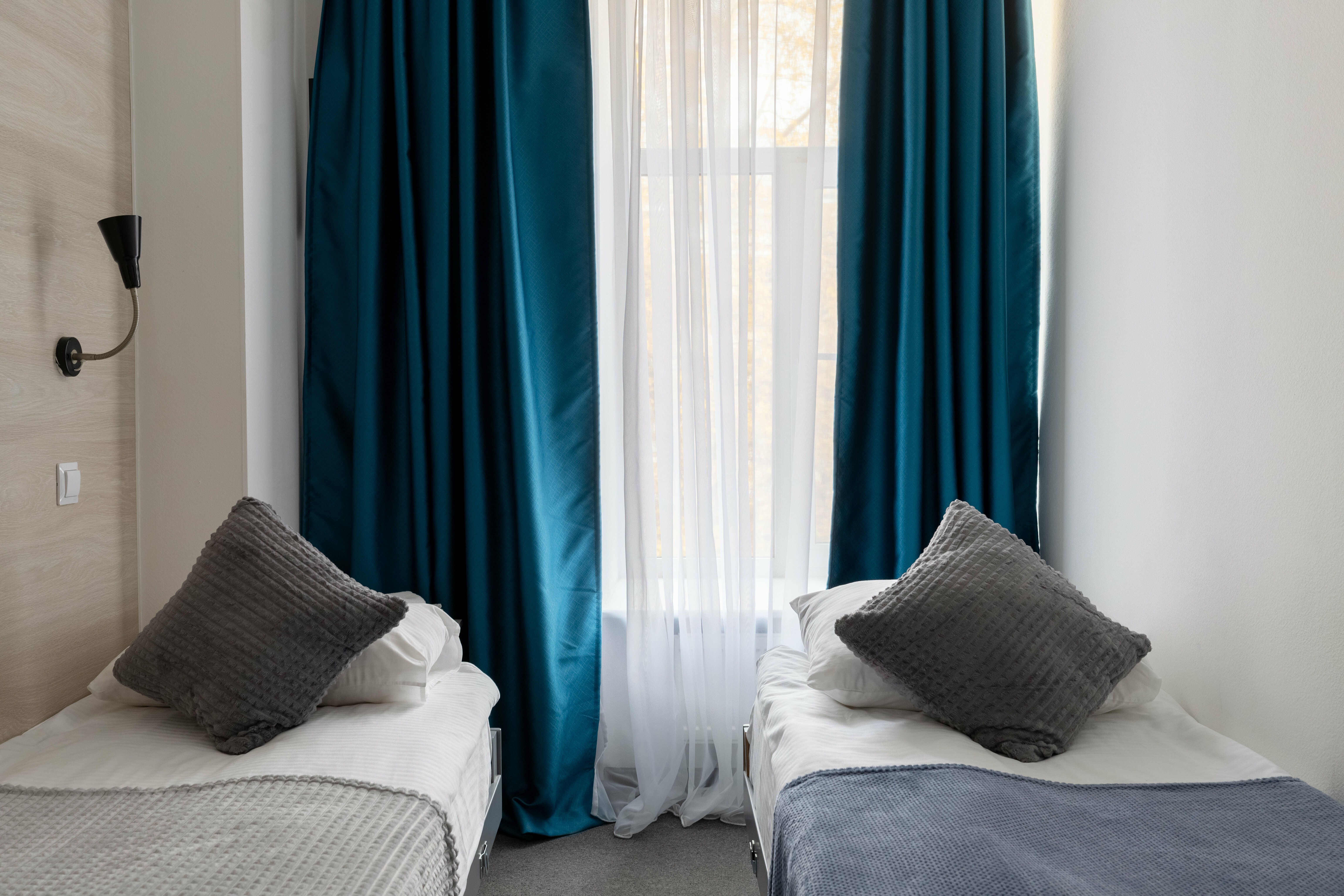 Двухместные апартаменты-студия с двумя раздельными кроватями