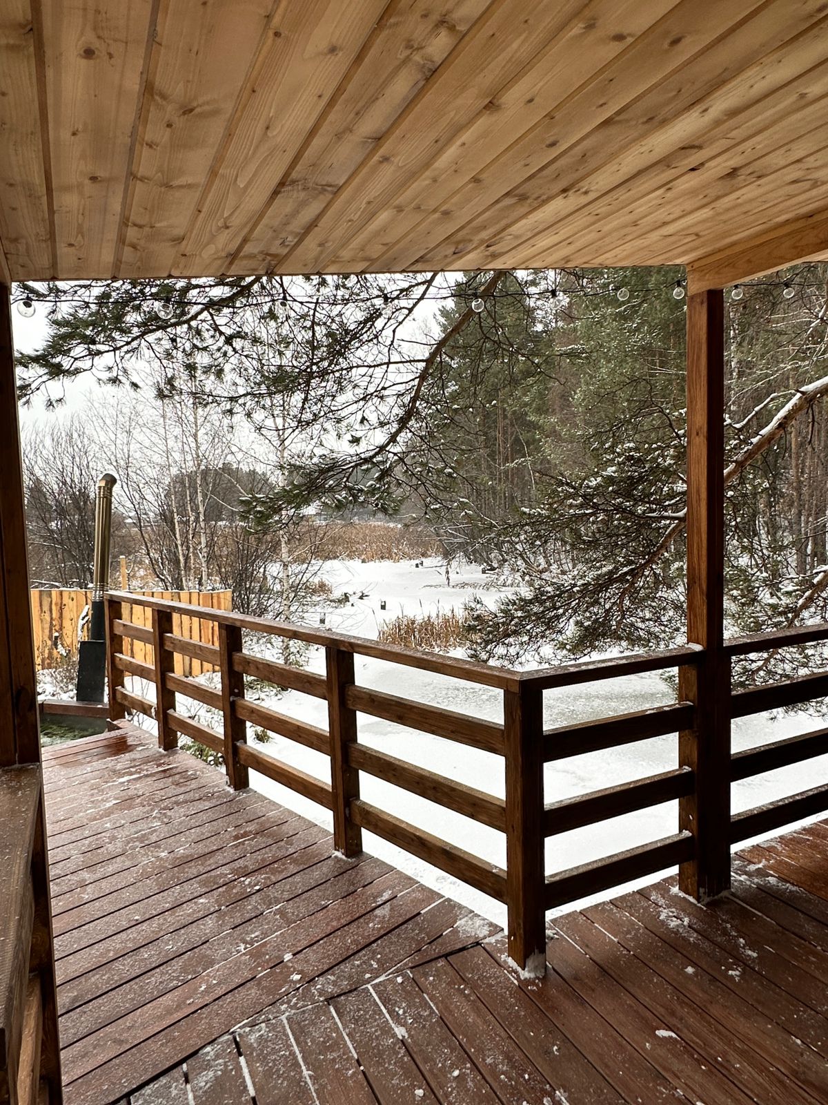 Домик с баней и чаном