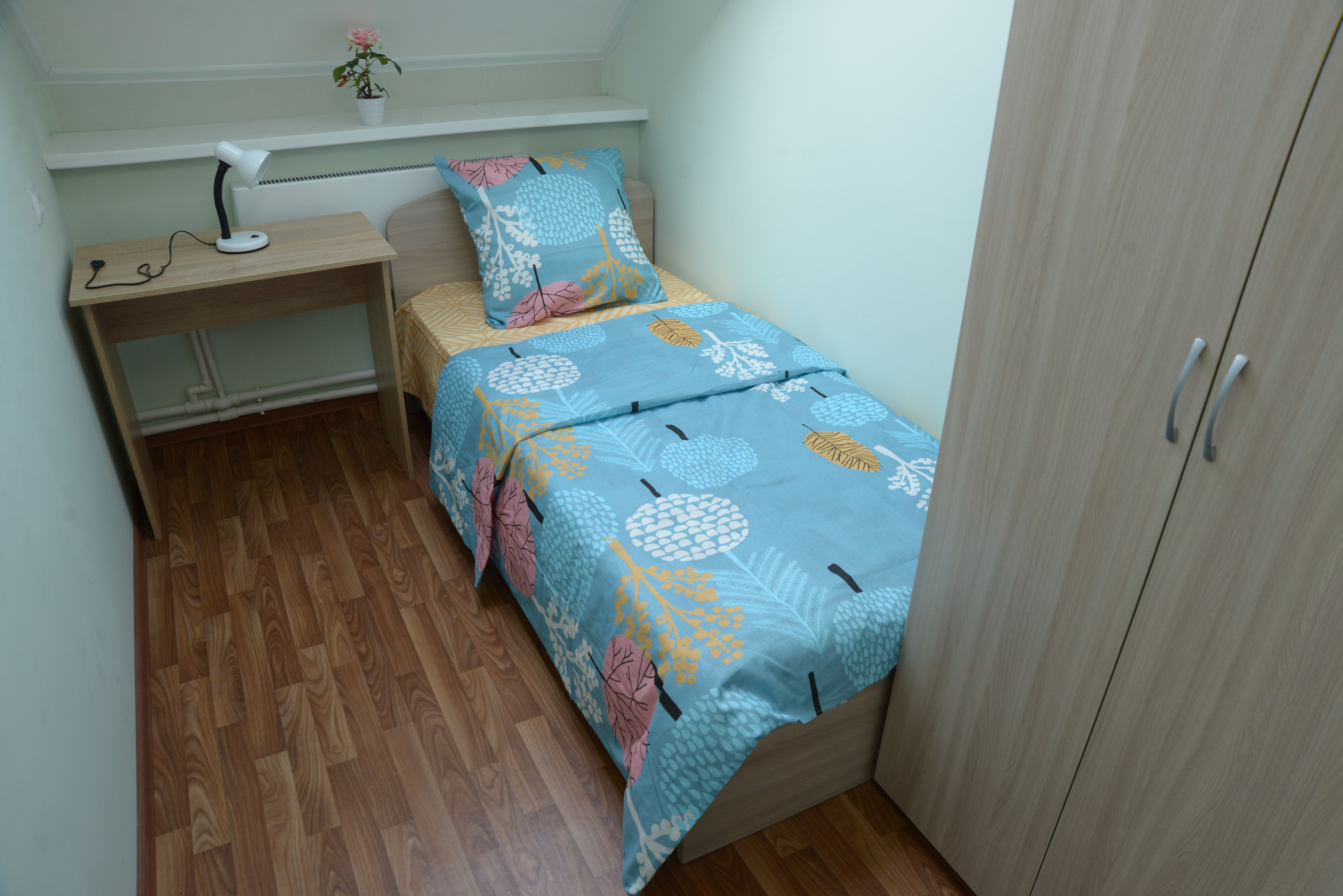 Одноместный номер с общим душем и туалетом