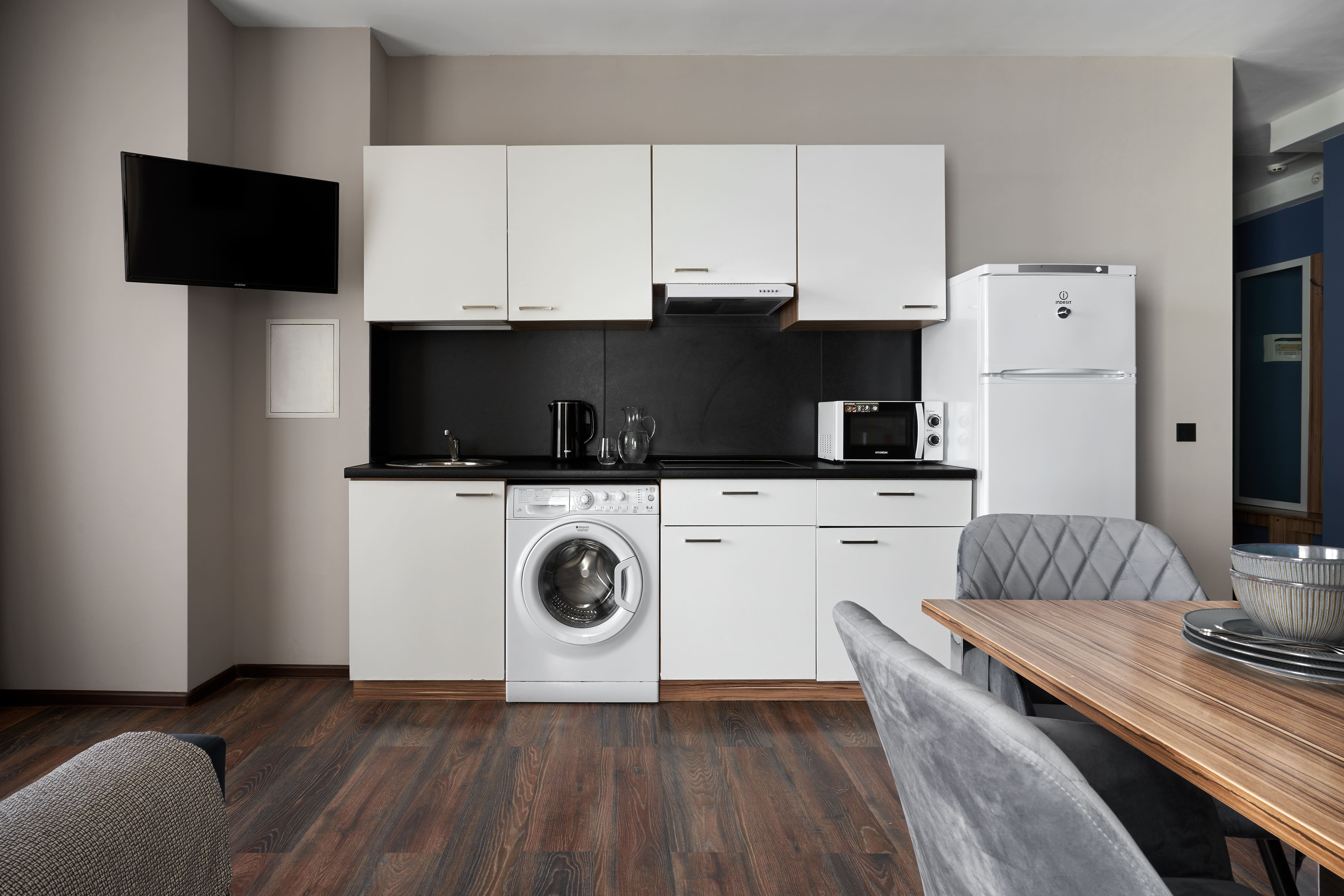 Семейные апартаменты на 2-5 человек с двумя спальнями и просторной кухней