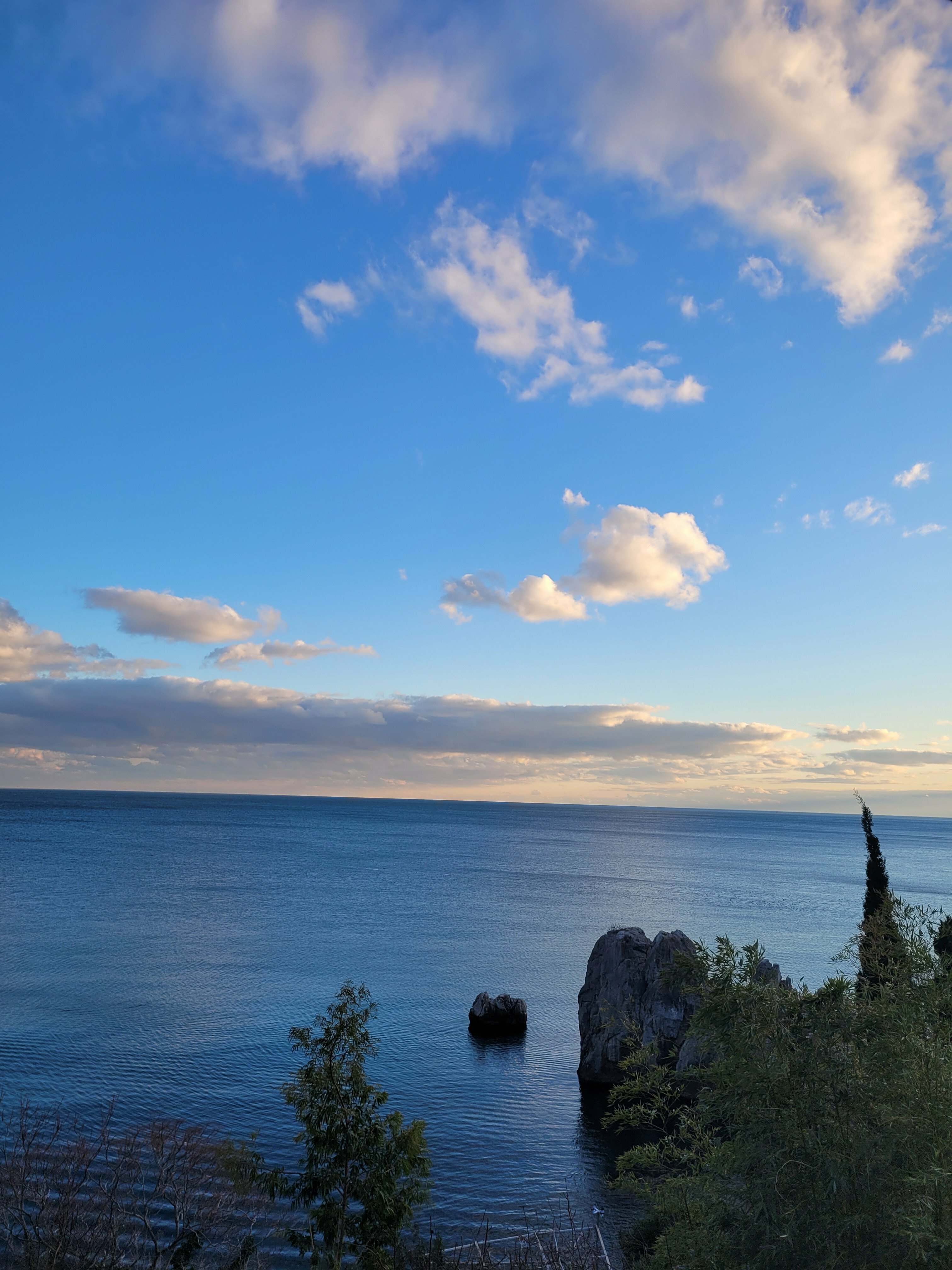 Двухместный номер Делюкс с 1 кроватью и балконом, вид на море
