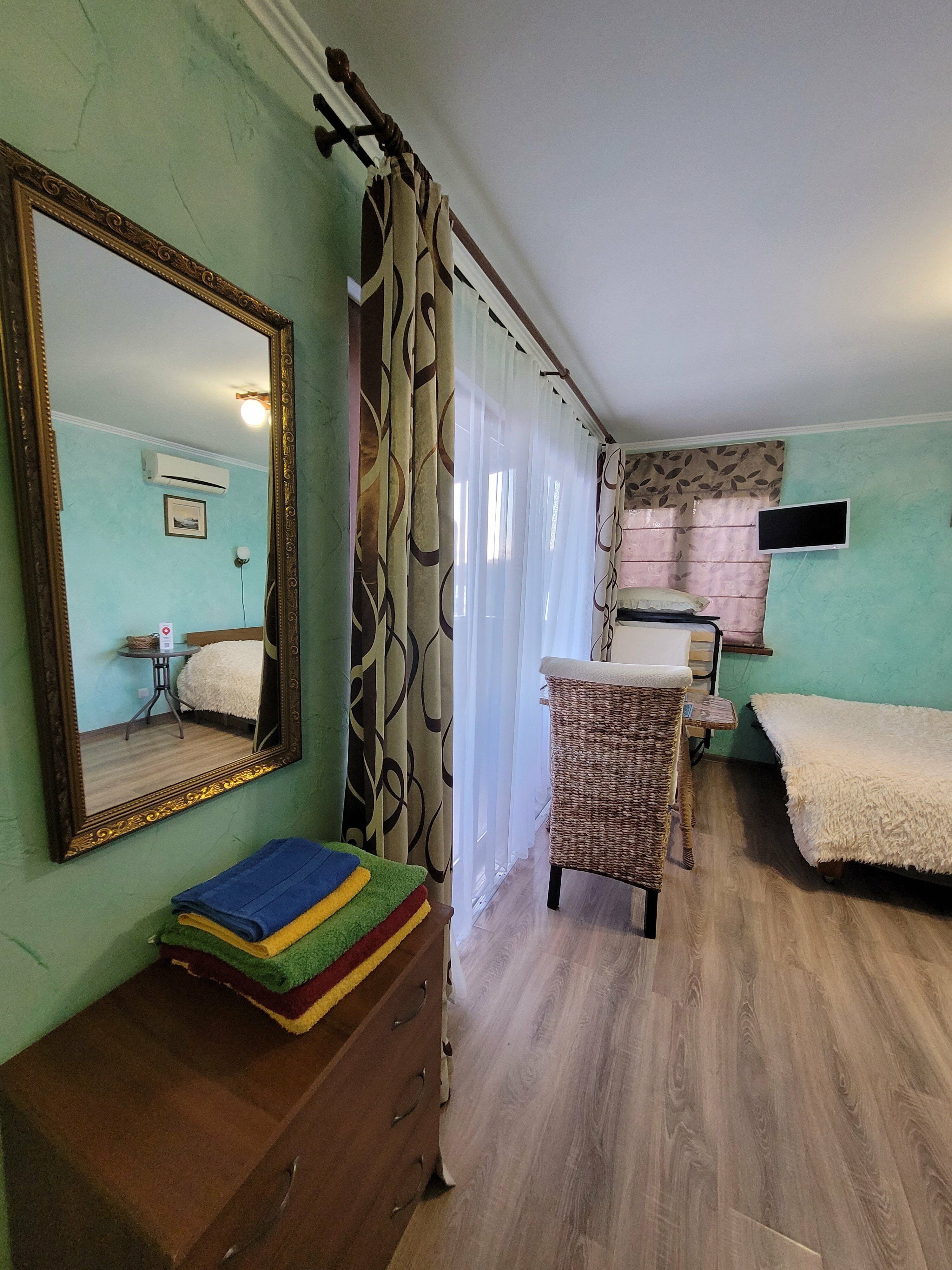 Двухместный номер Делюкс с 1 кроватью и балконом, вид на море