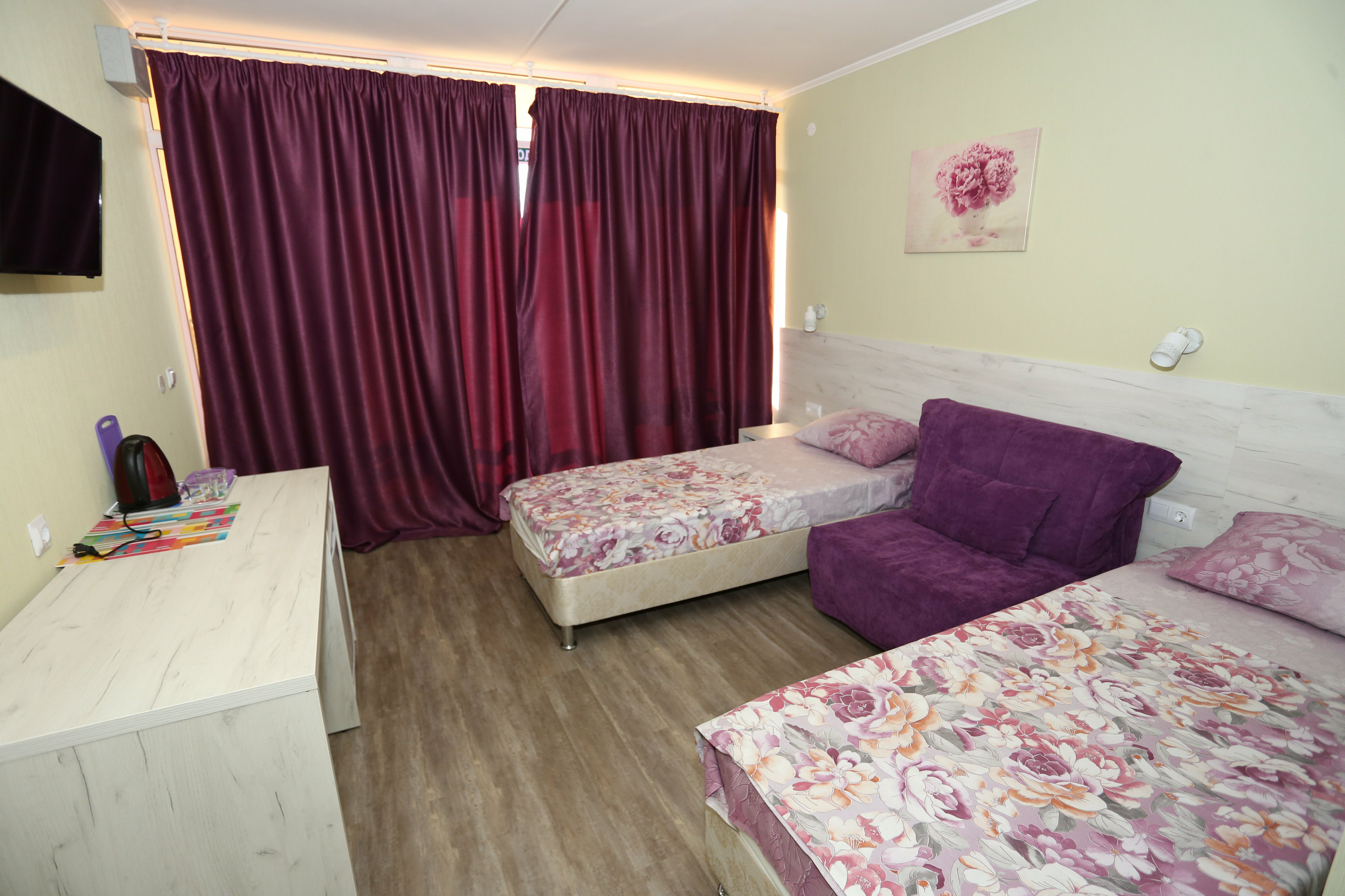 Двухместный номер с 1 кроватью или 2 отдельными кроватями