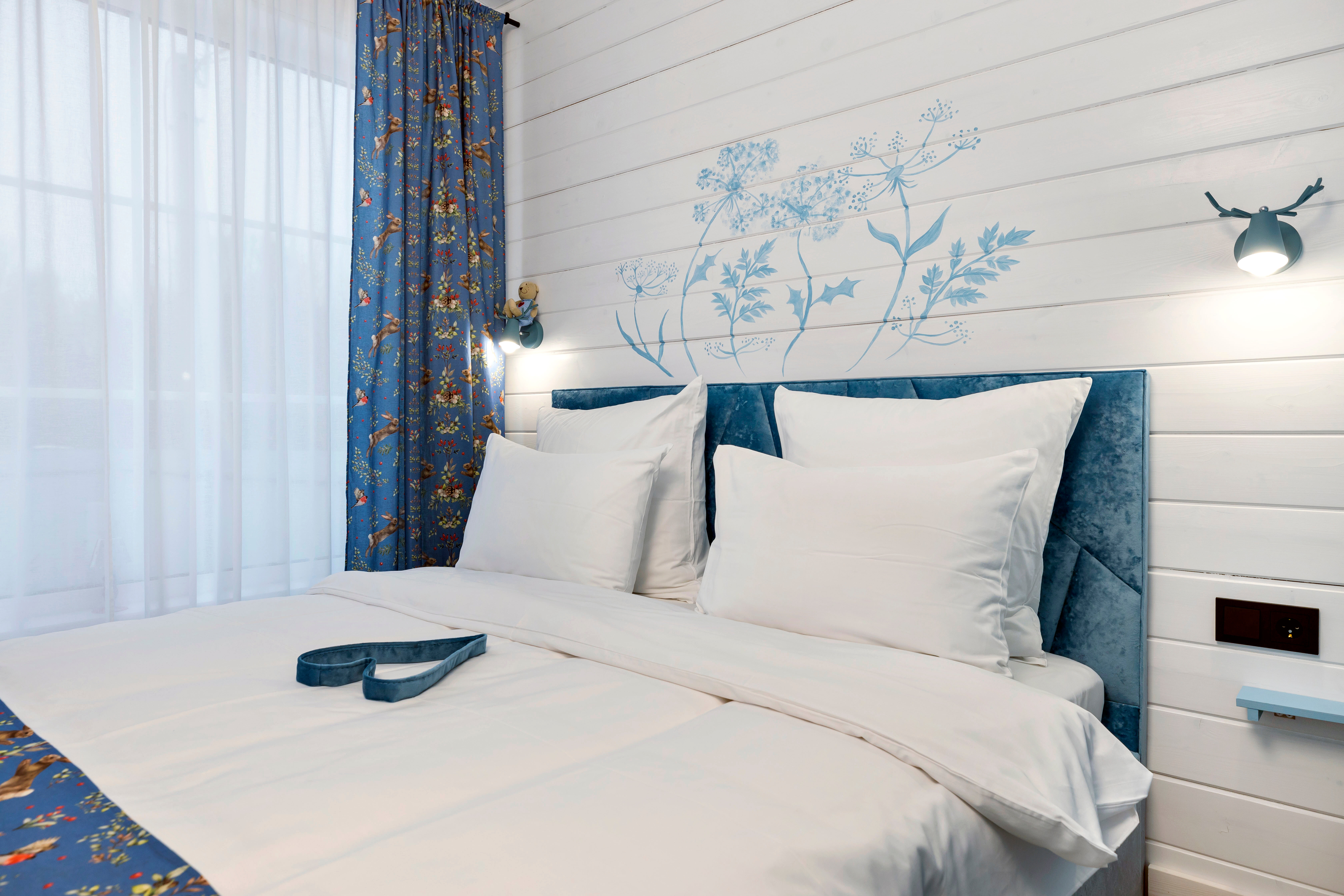 Двухместный номер с 1 кроватью и видом лес